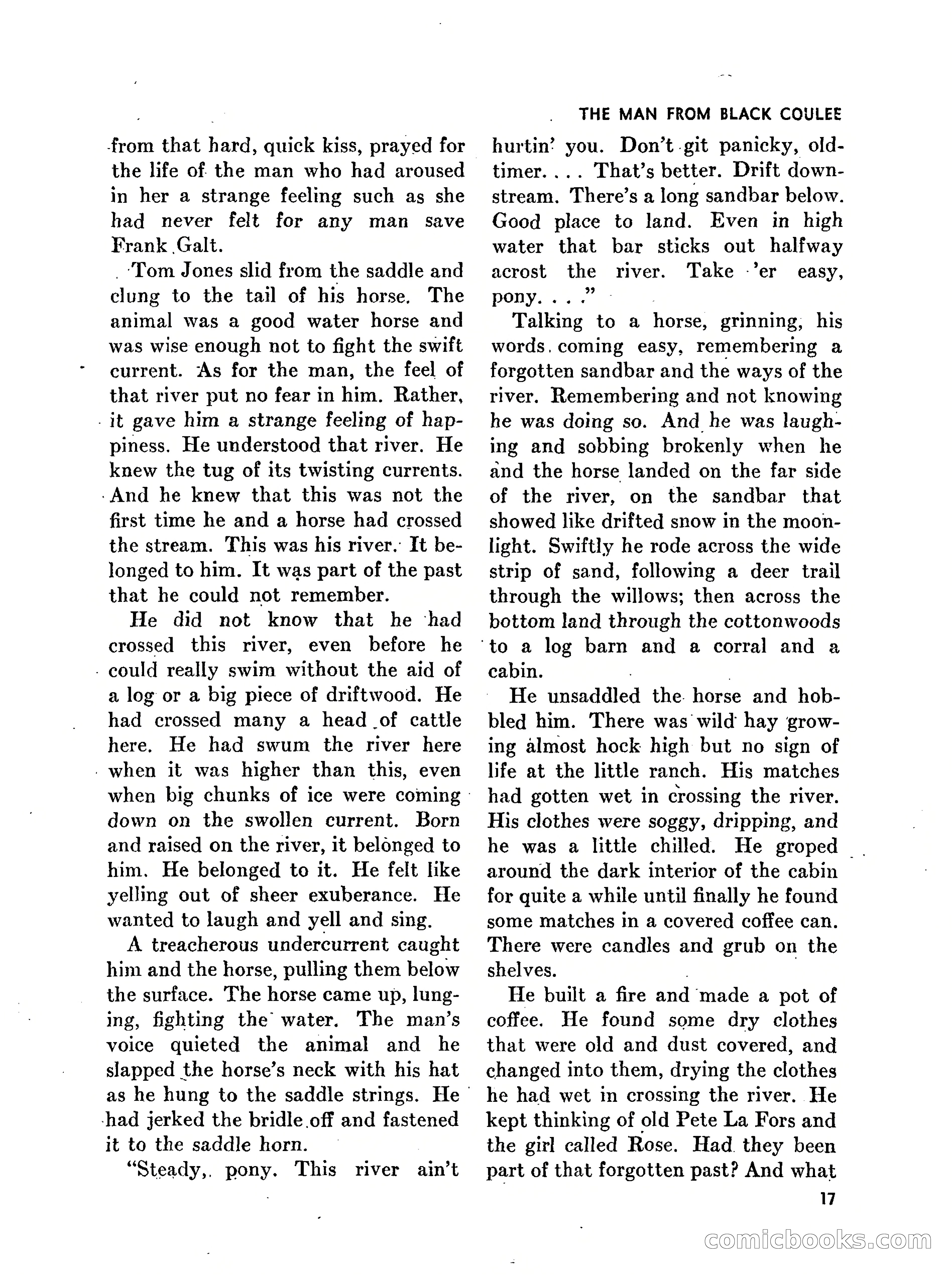 Walt Coburn's Western Magazine, March 1951 — page 17 of 116
