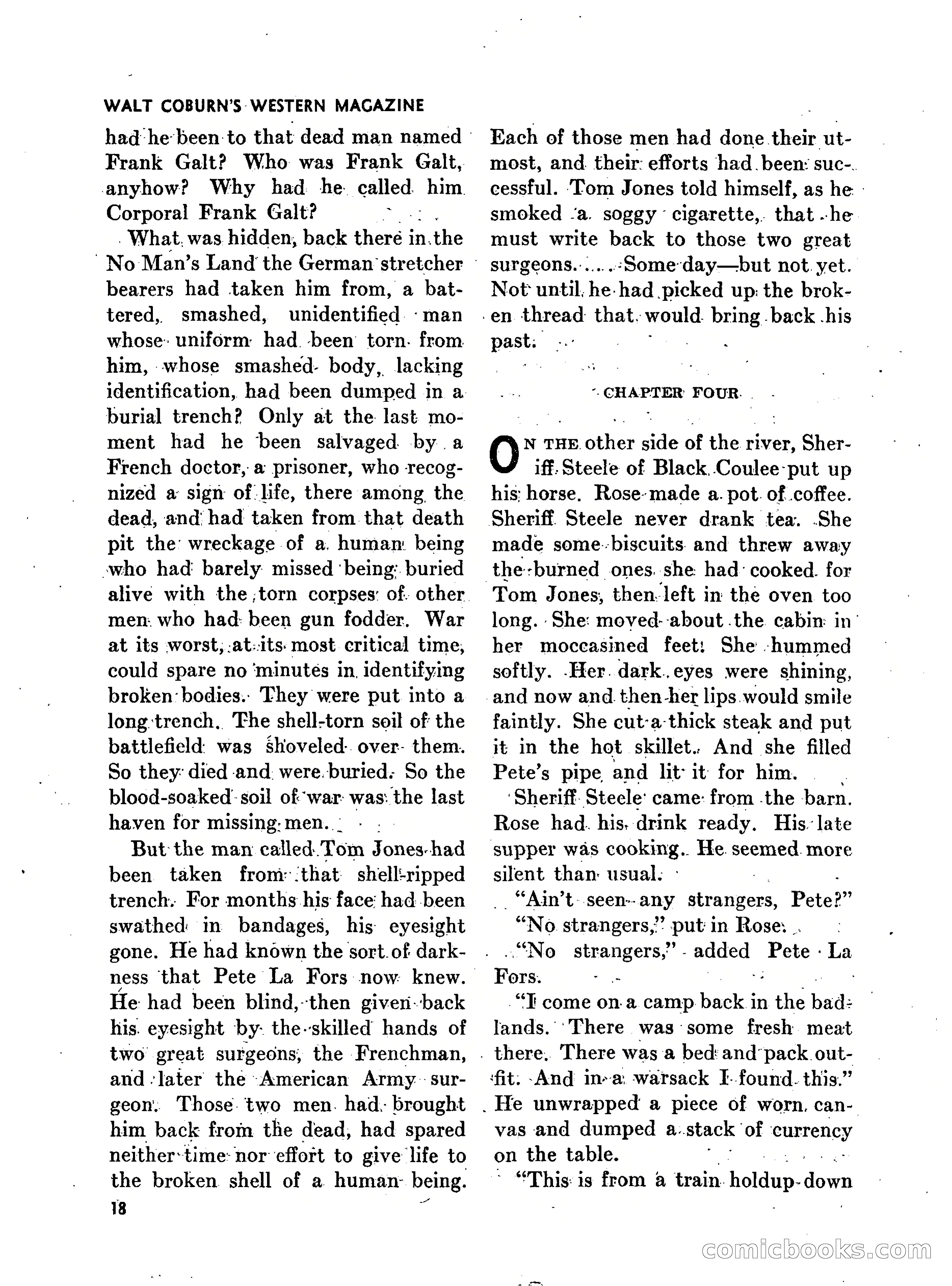 Walt Coburn's Western Magazine, March 1951 — page 18 of 116