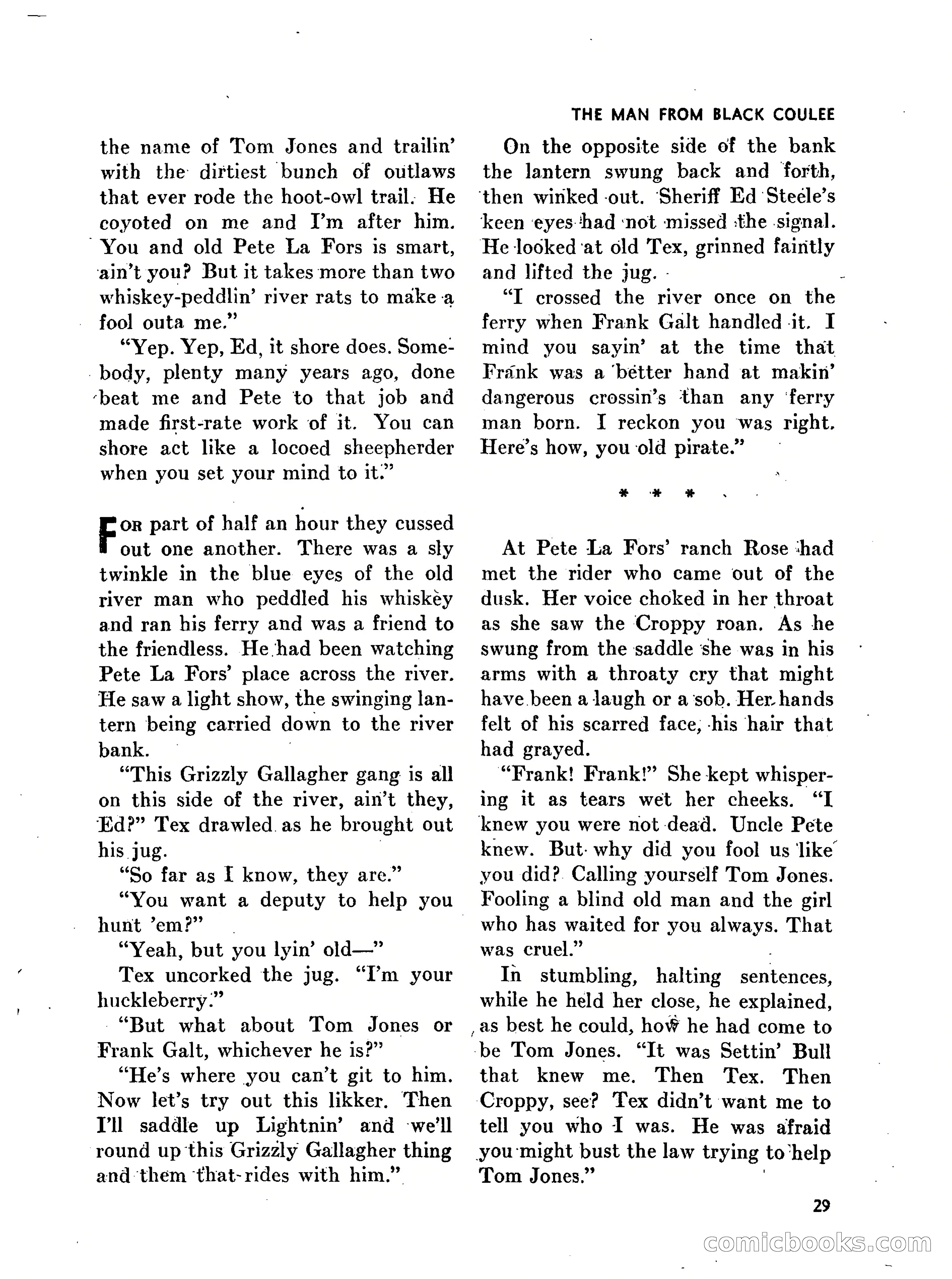 Walt Coburn's Western Magazine, March 1951 — page 29 of 116