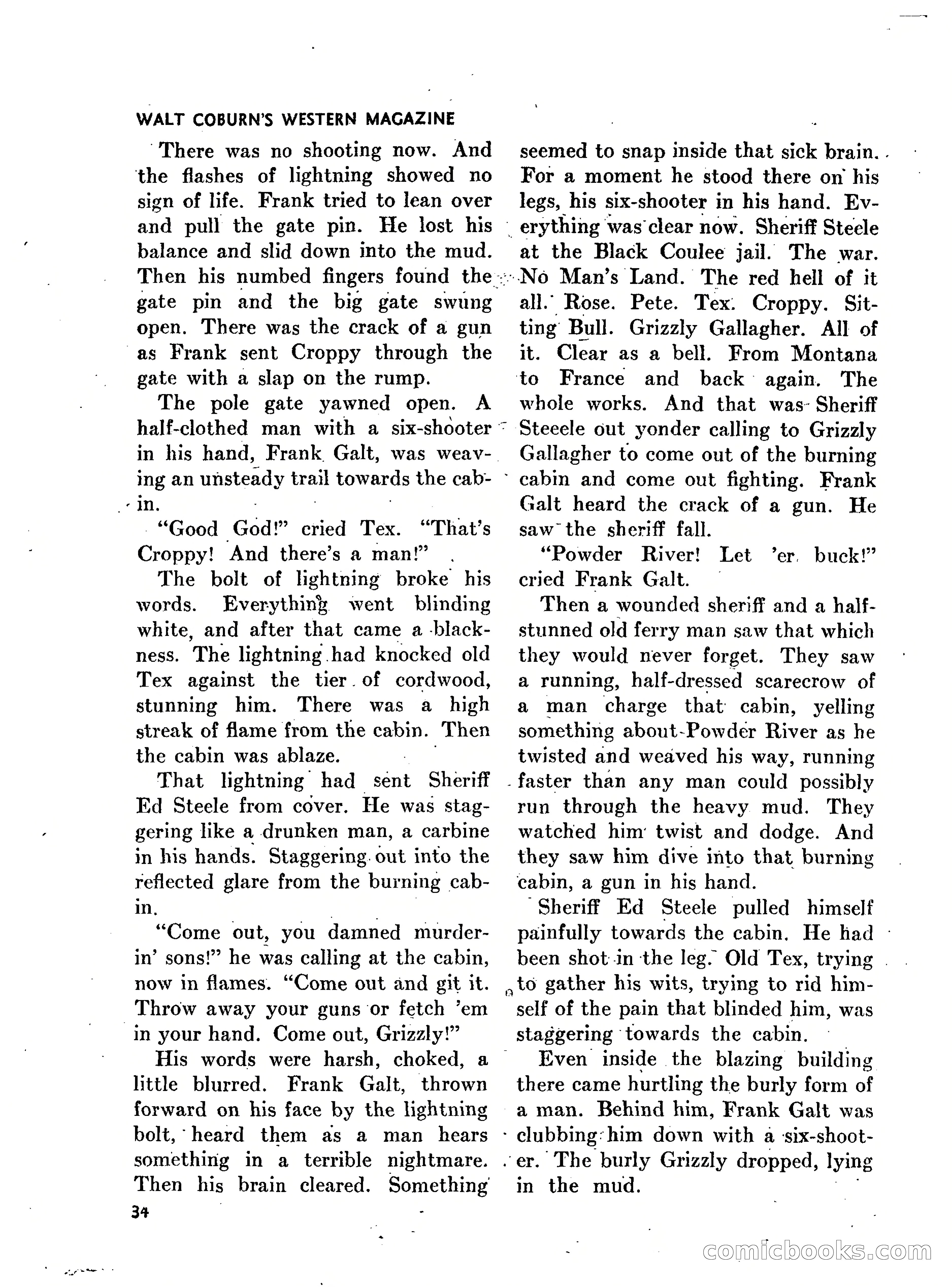 Walt Coburn's Western Magazine, March 1951 — page 34 of 116