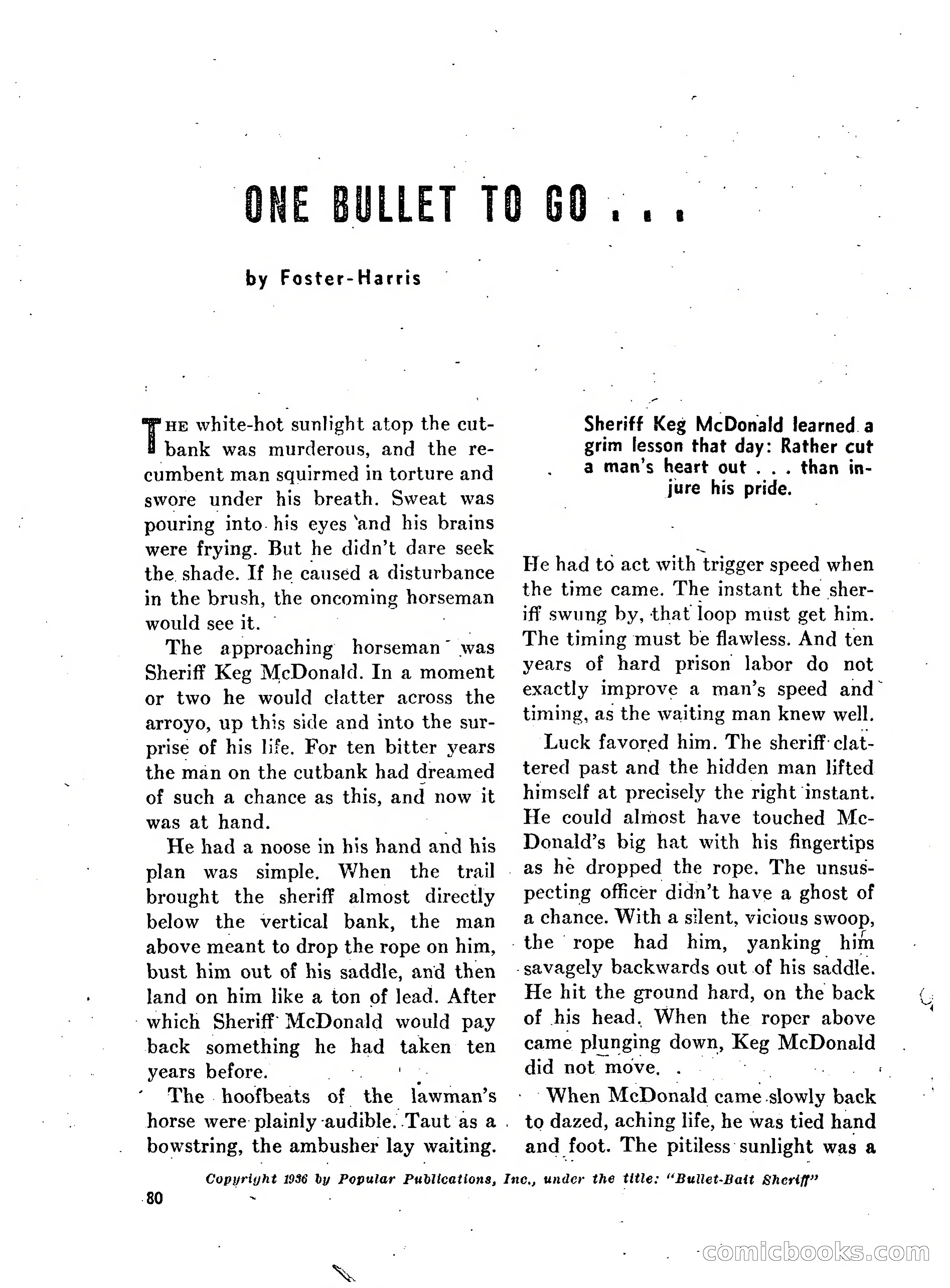 Walt Coburn's Western Magazine, March 1951 — page 80 of 116