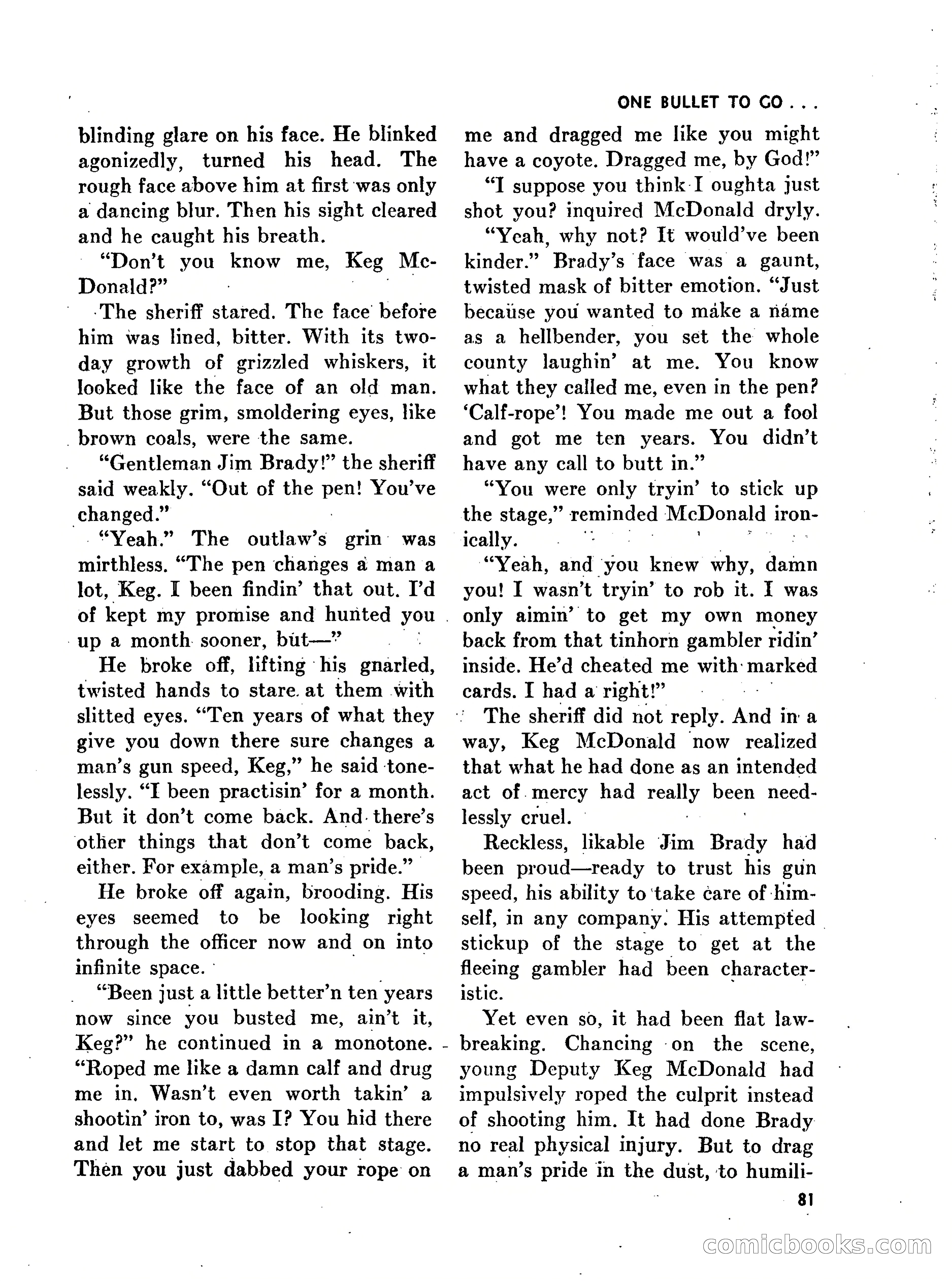 Walt Coburn's Western Magazine, March 1951 — page 81 of 116