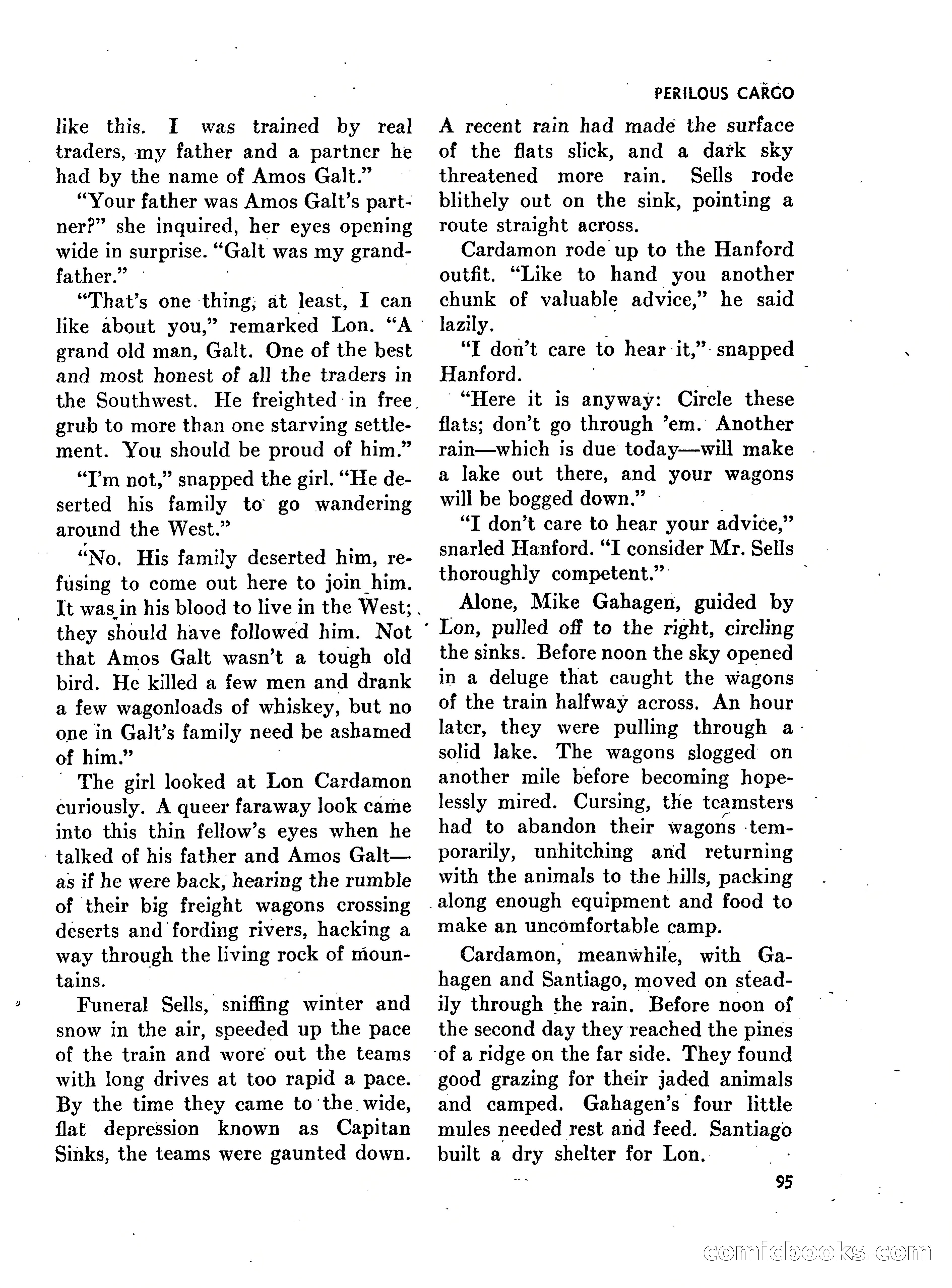 Walt Coburn's Western Magazine, March 1951 — page 95 of 116