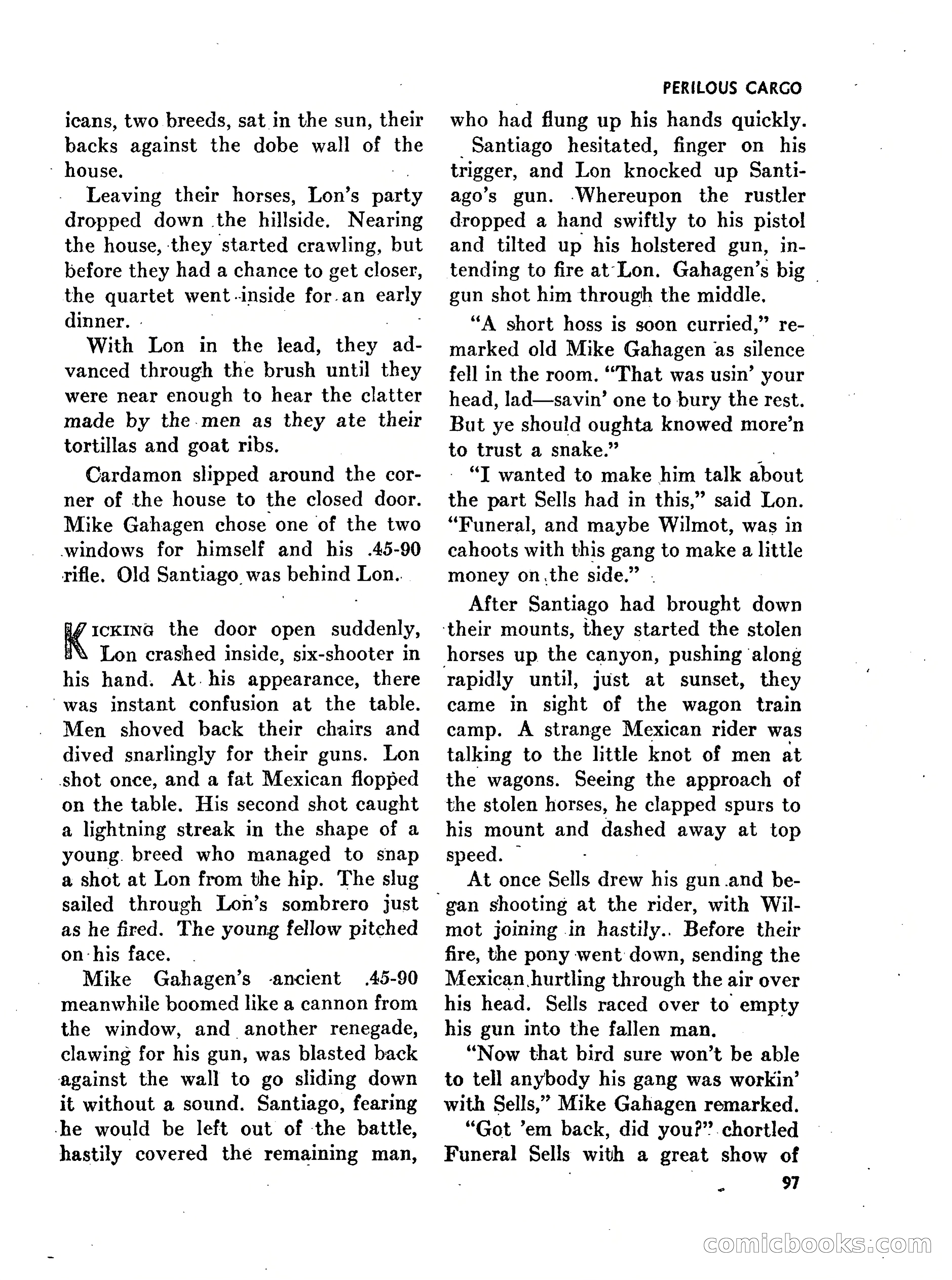 Walt Coburn's Western Magazine, March 1951 — page 97 of 116