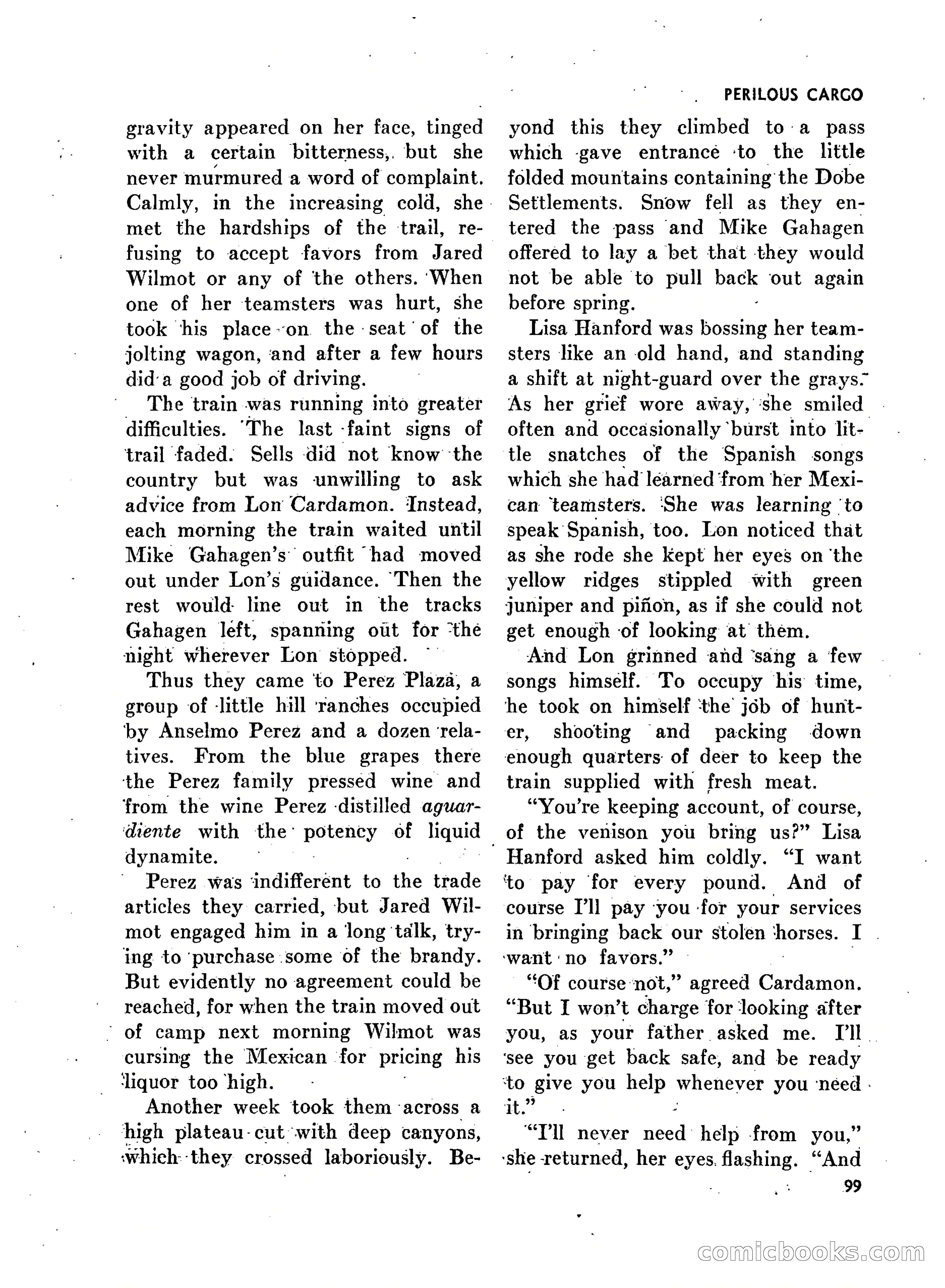 Walt Coburn's Western Magazine, March 1951 — page 99 of 116