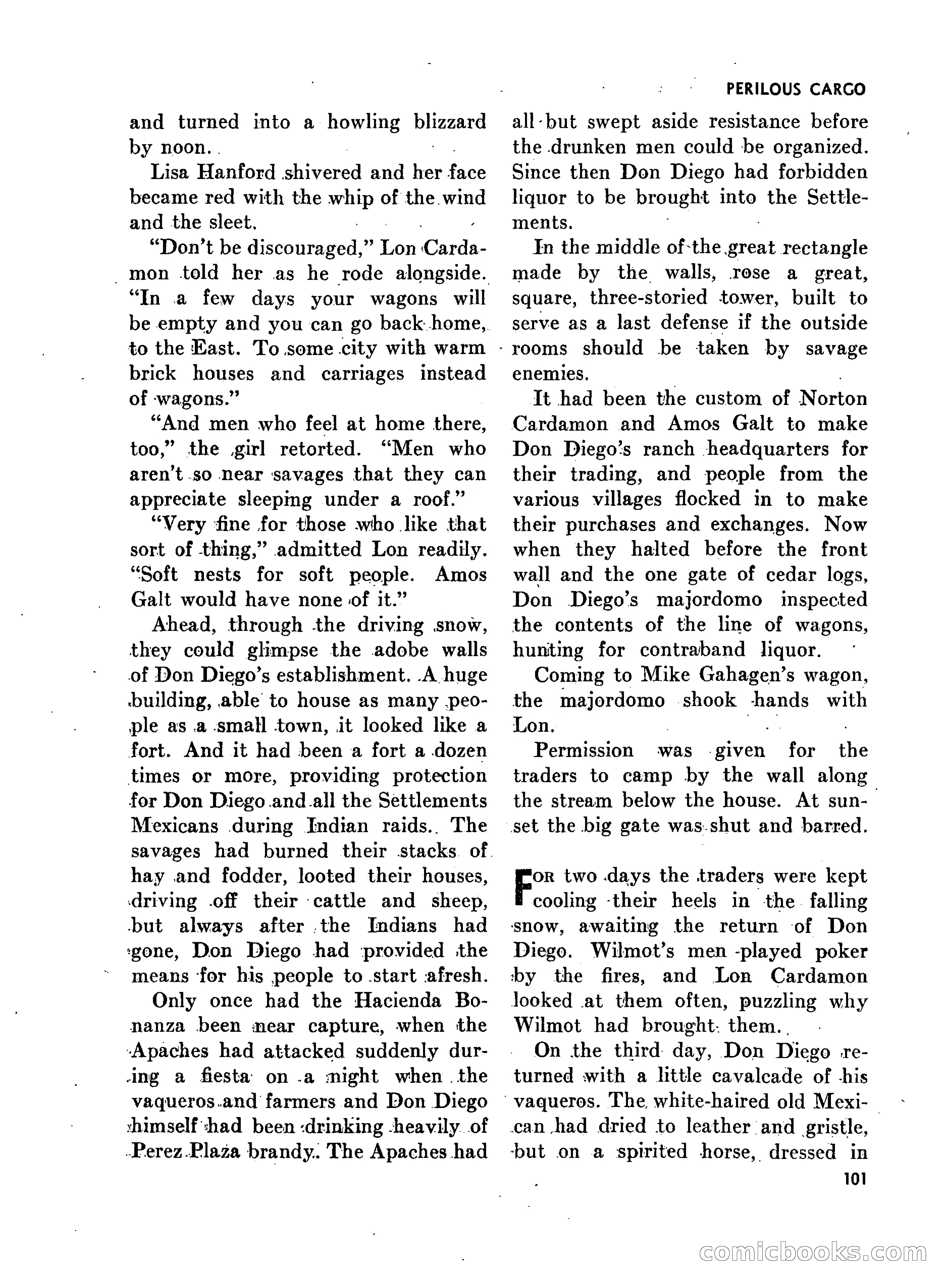 Walt Coburn's Western Magazine, March 1951 — page 101 of 116