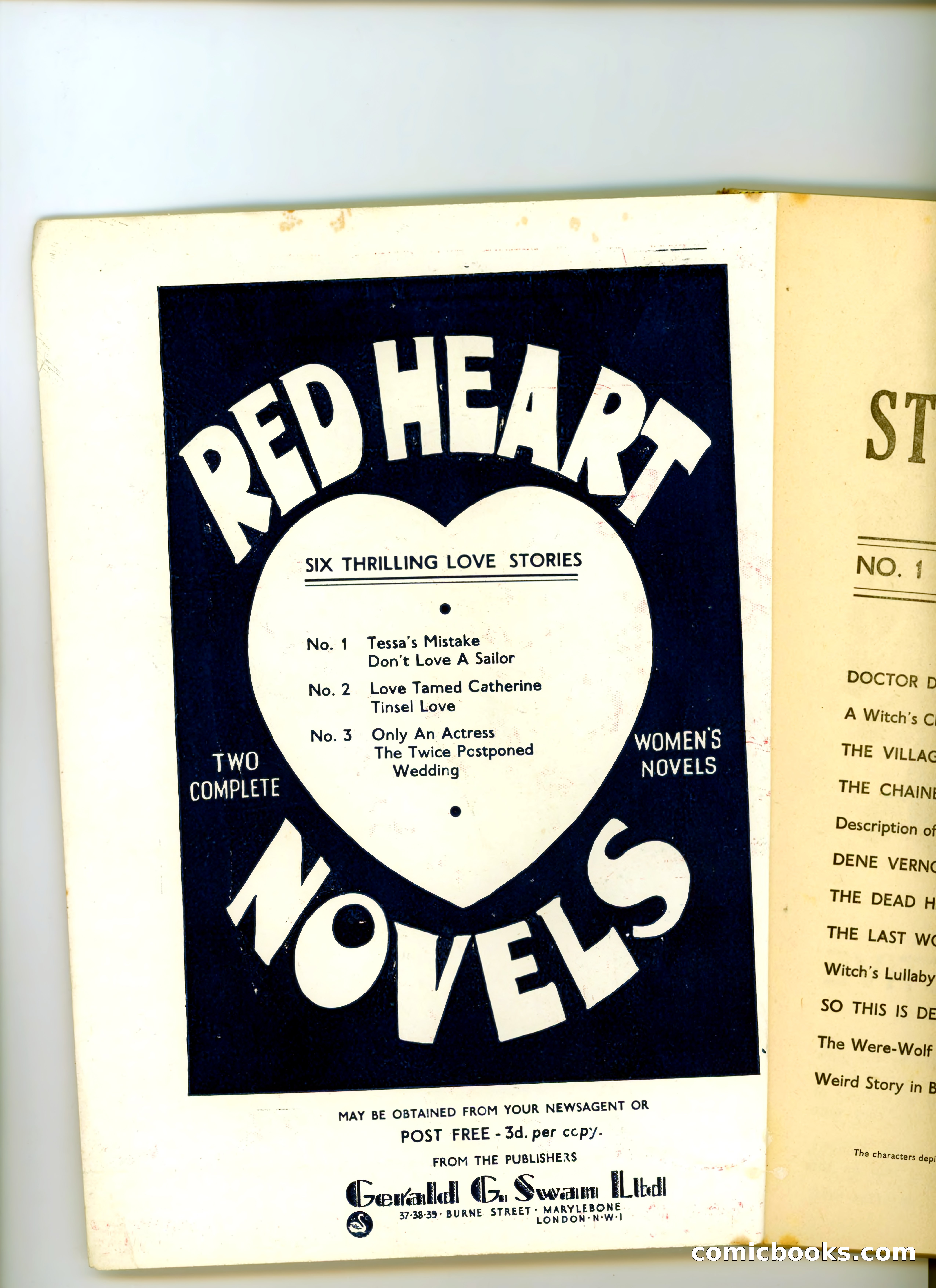 Weird Story Magazine, August 1940 — page 2 of 101