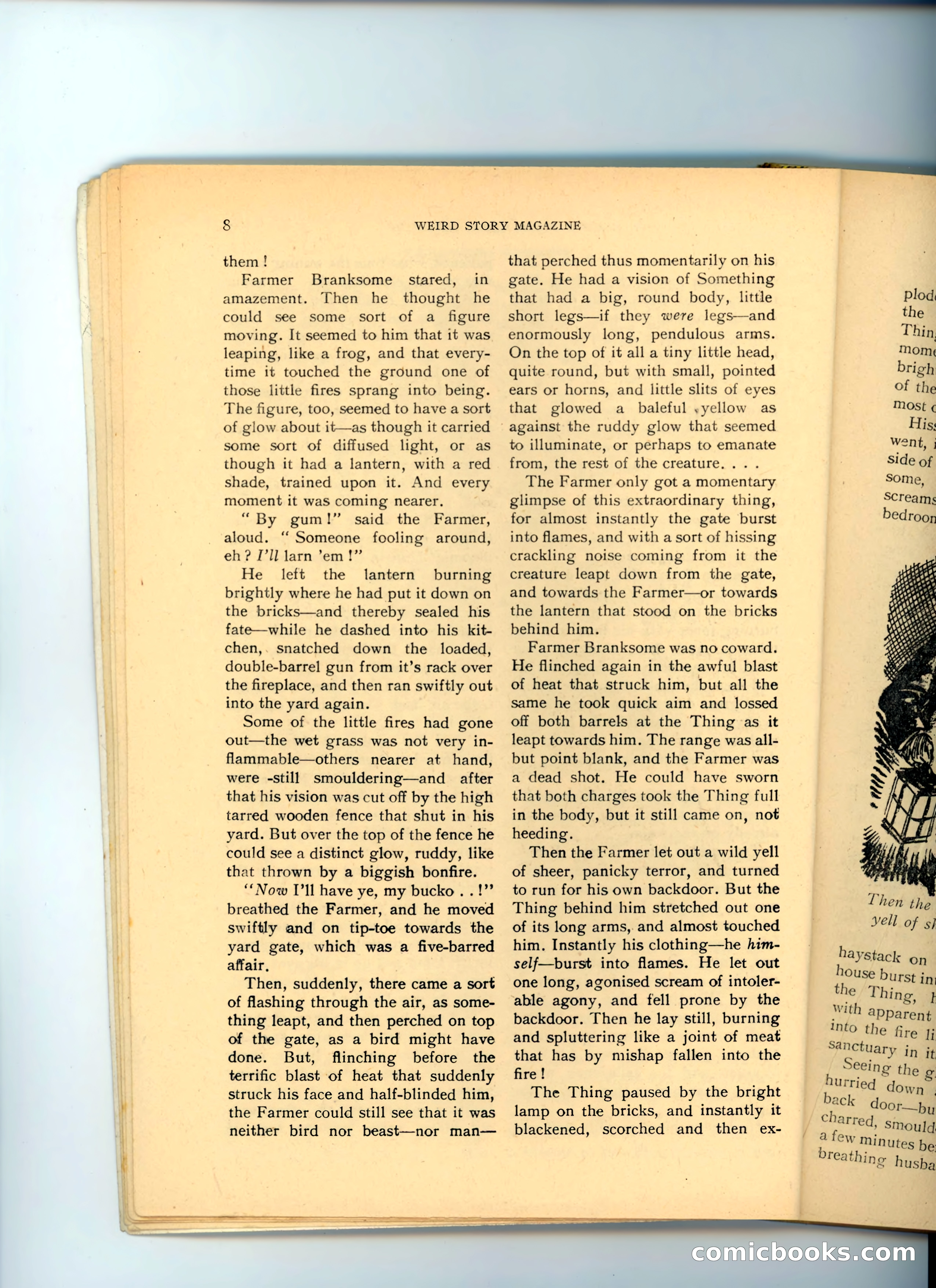 Weird Story Magazine, August 1940 — page 10 of 101