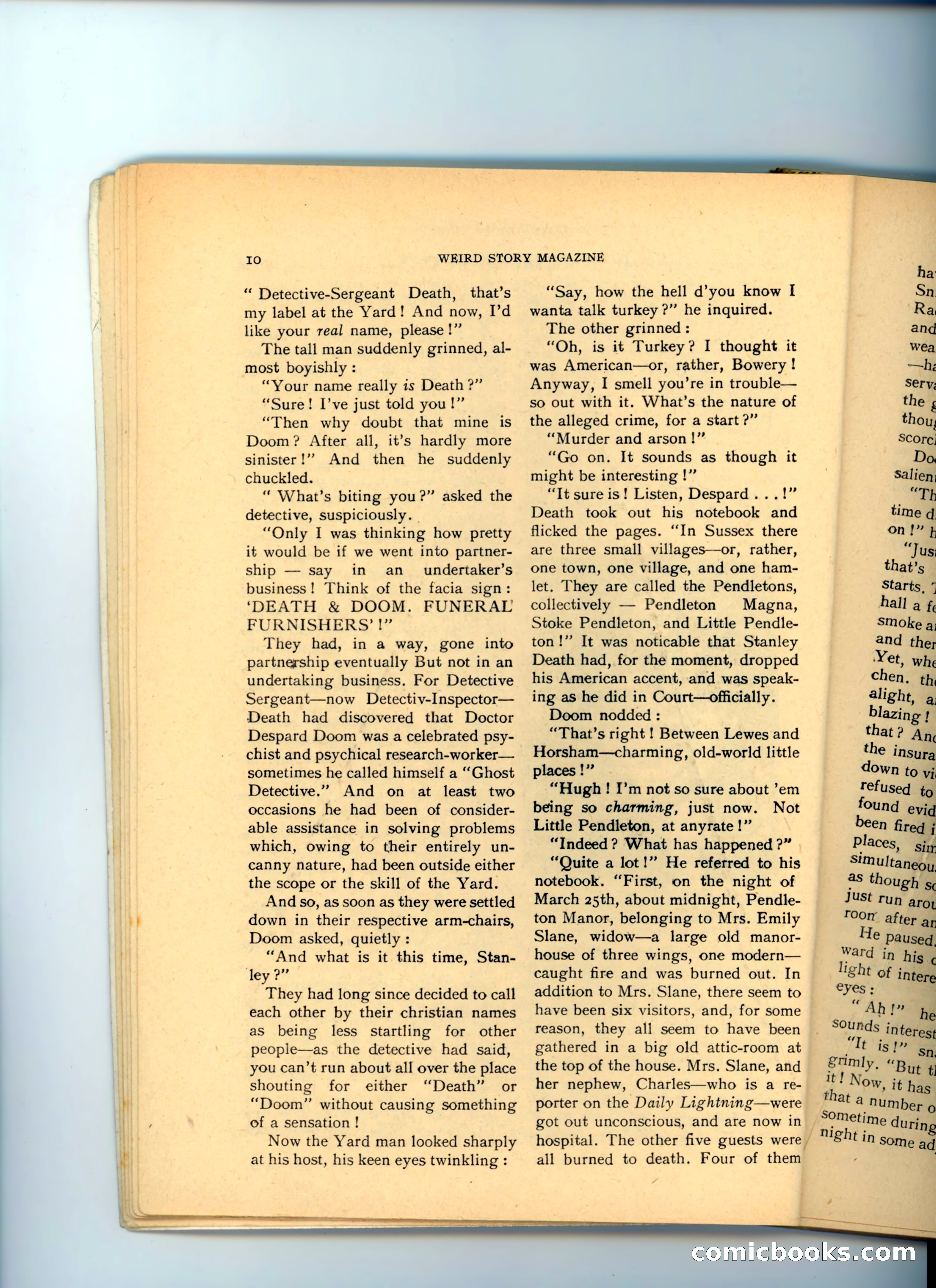 Weird Story Magazine, August 1940 — page 12 of 101