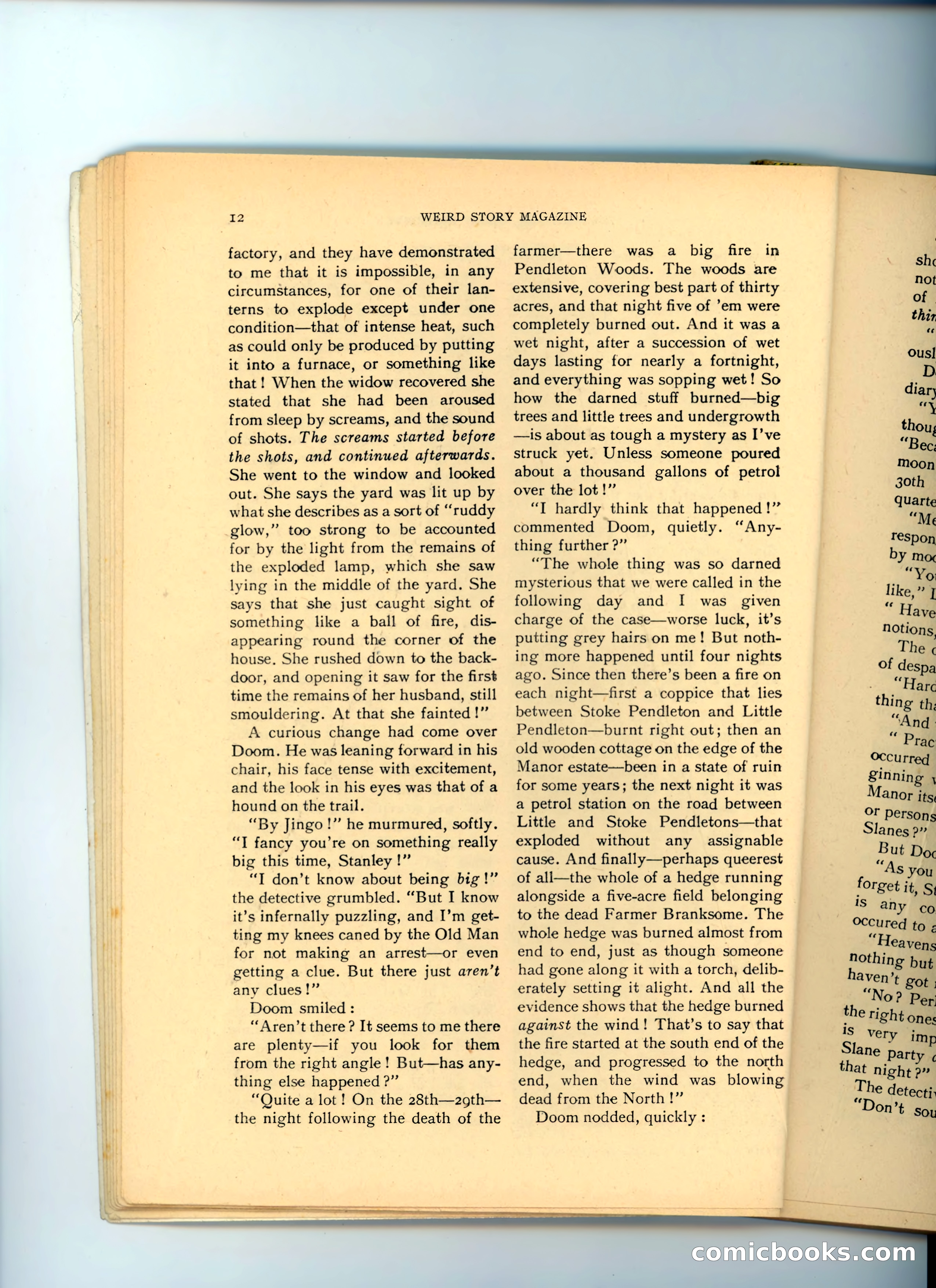 Weird Story Magazine, August 1940 — page 14 of 101