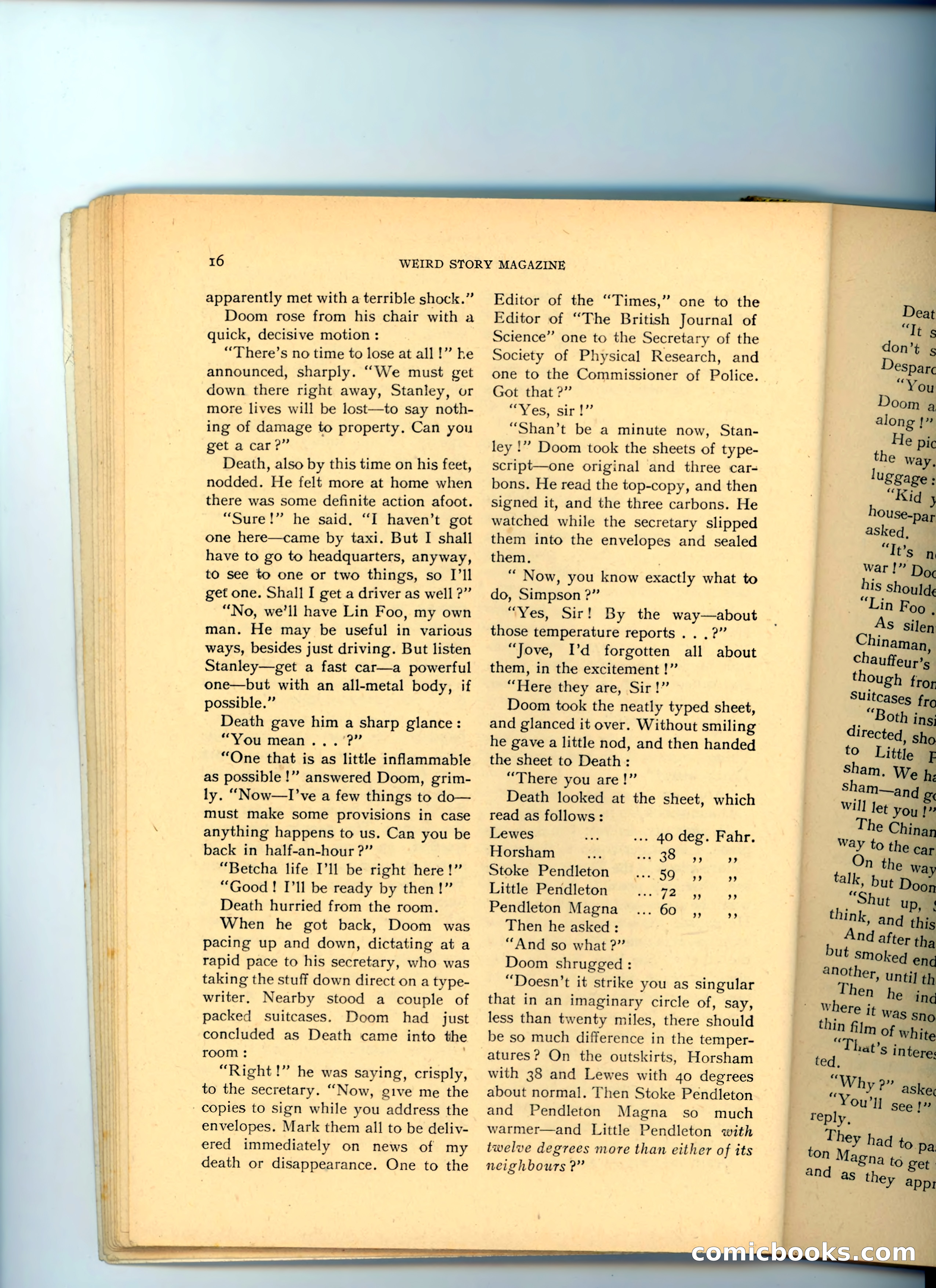 Weird Story Magazine, August 1940 — page 18 of 101