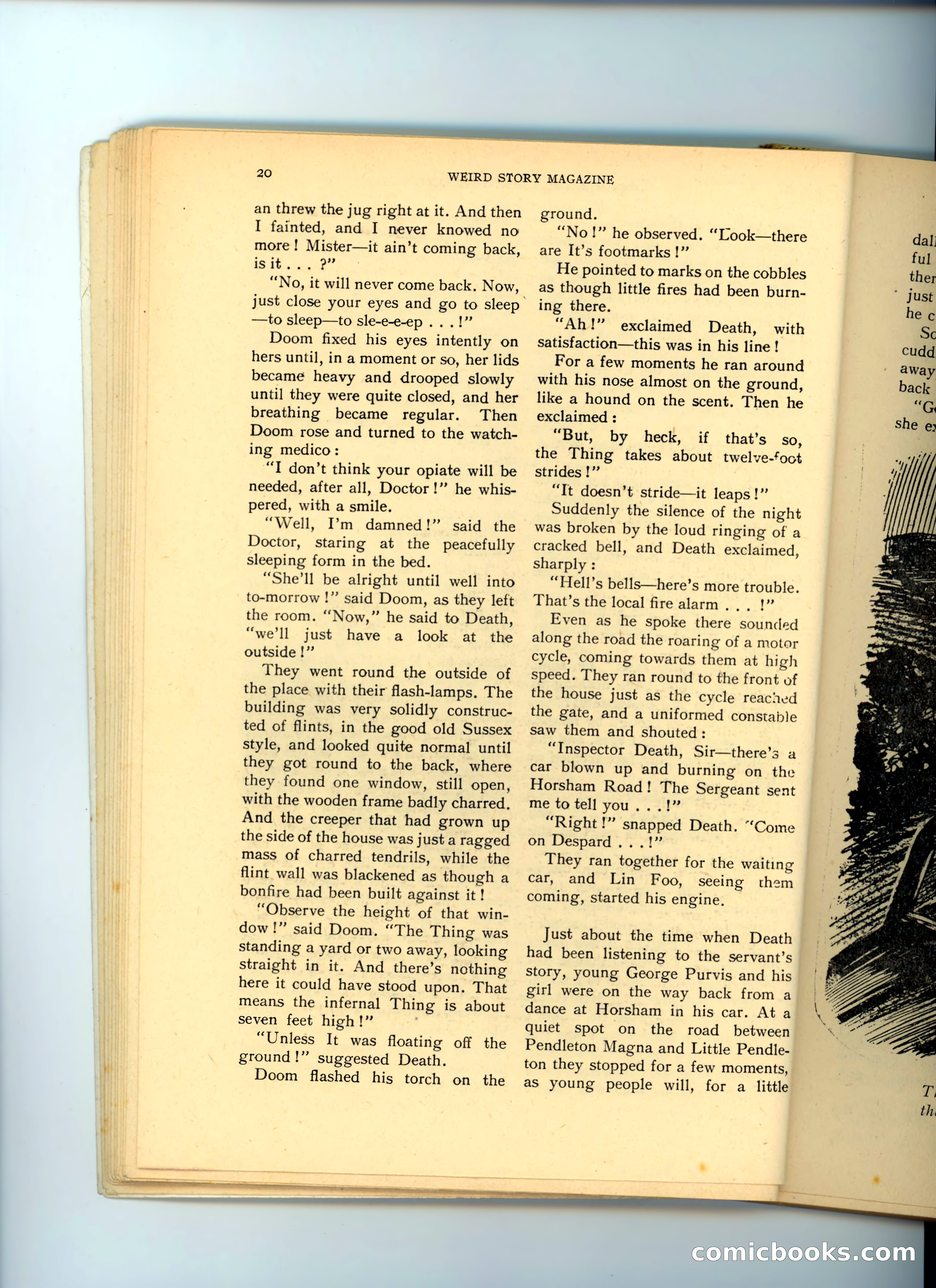 Weird Story Magazine, August 1940 — page 22 of 101