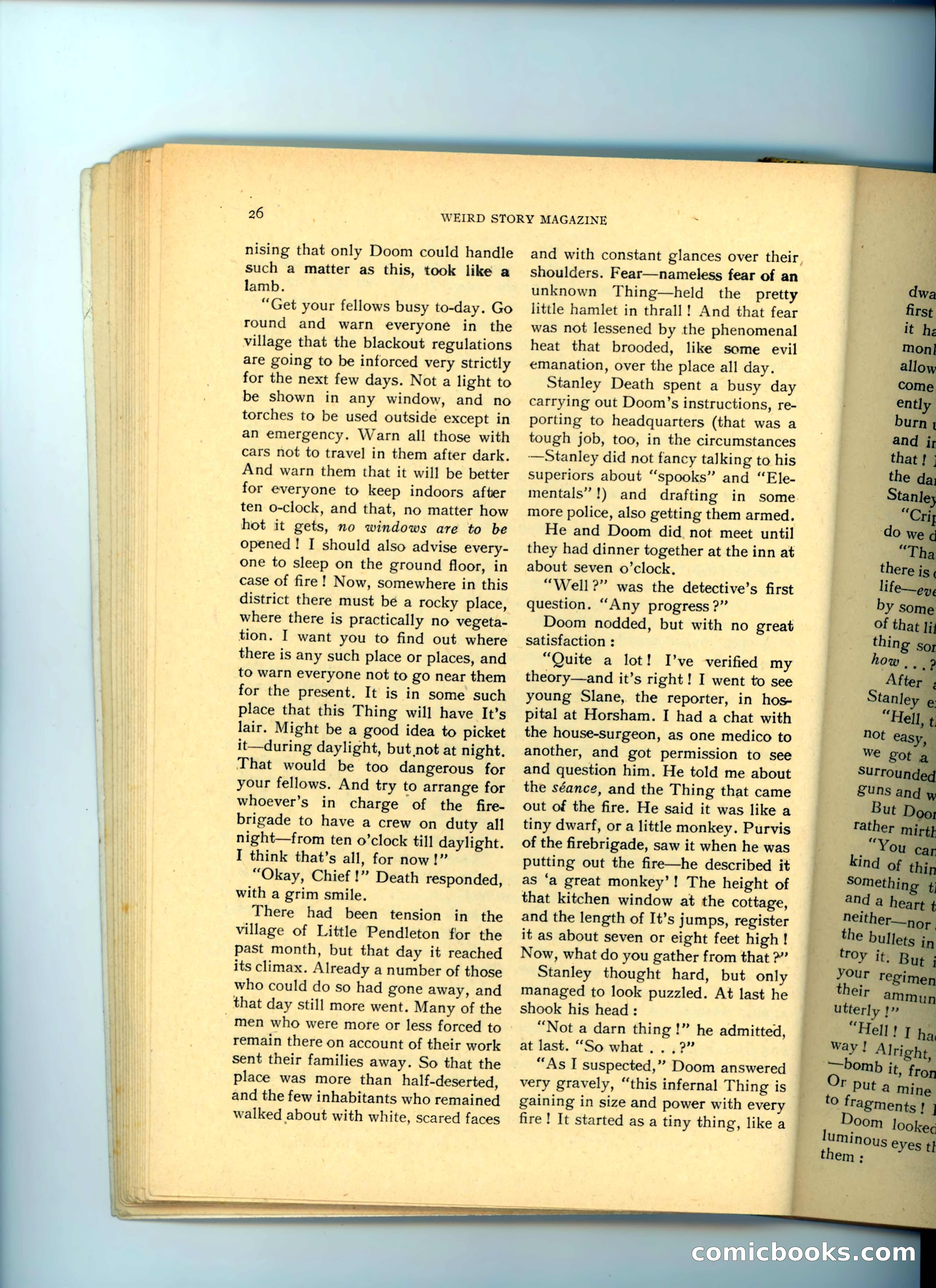 Weird Story Magazine, August 1940 — page 28 of 101