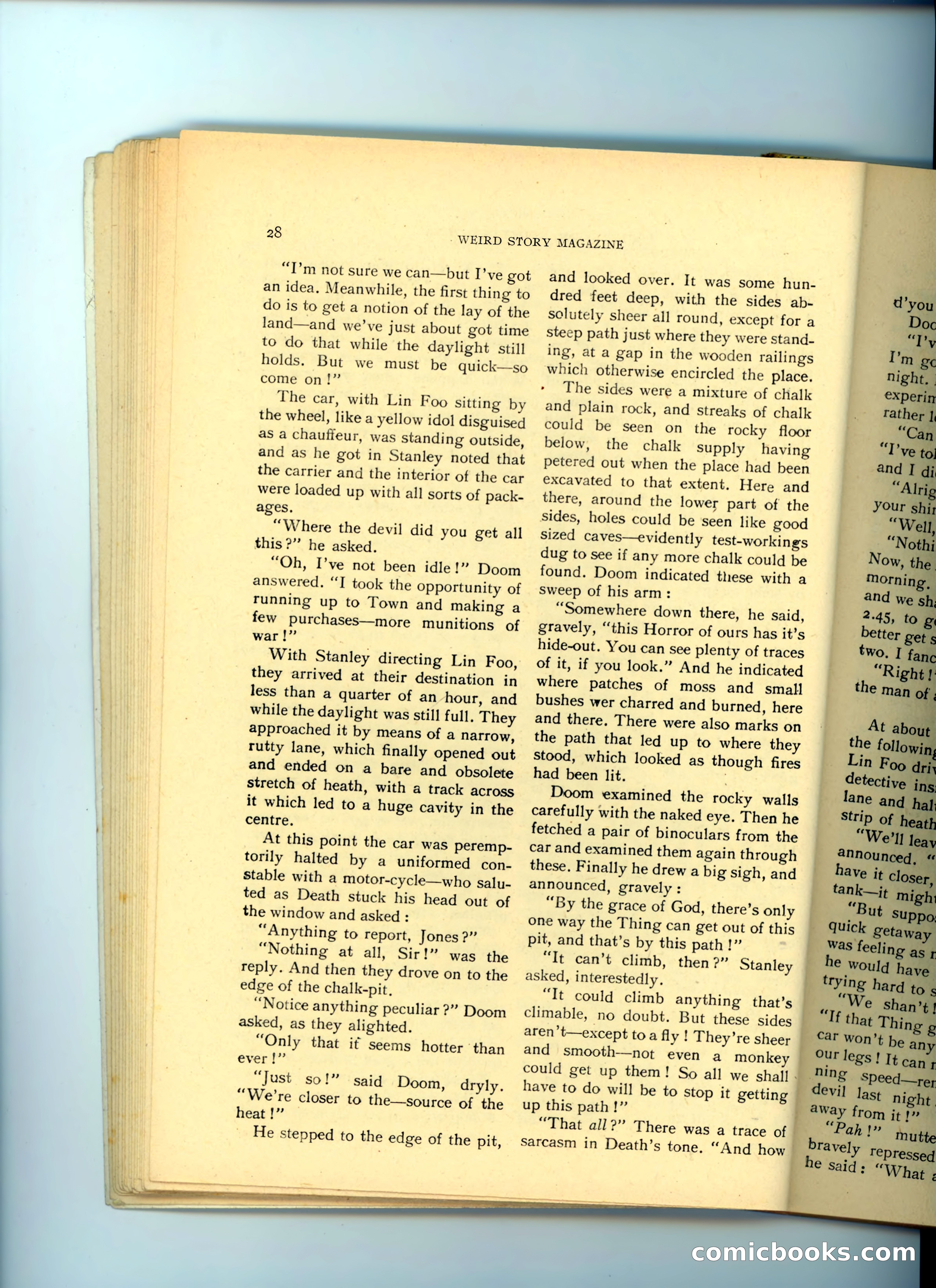 Weird Story Magazine, August 1940 — page 30 of 101