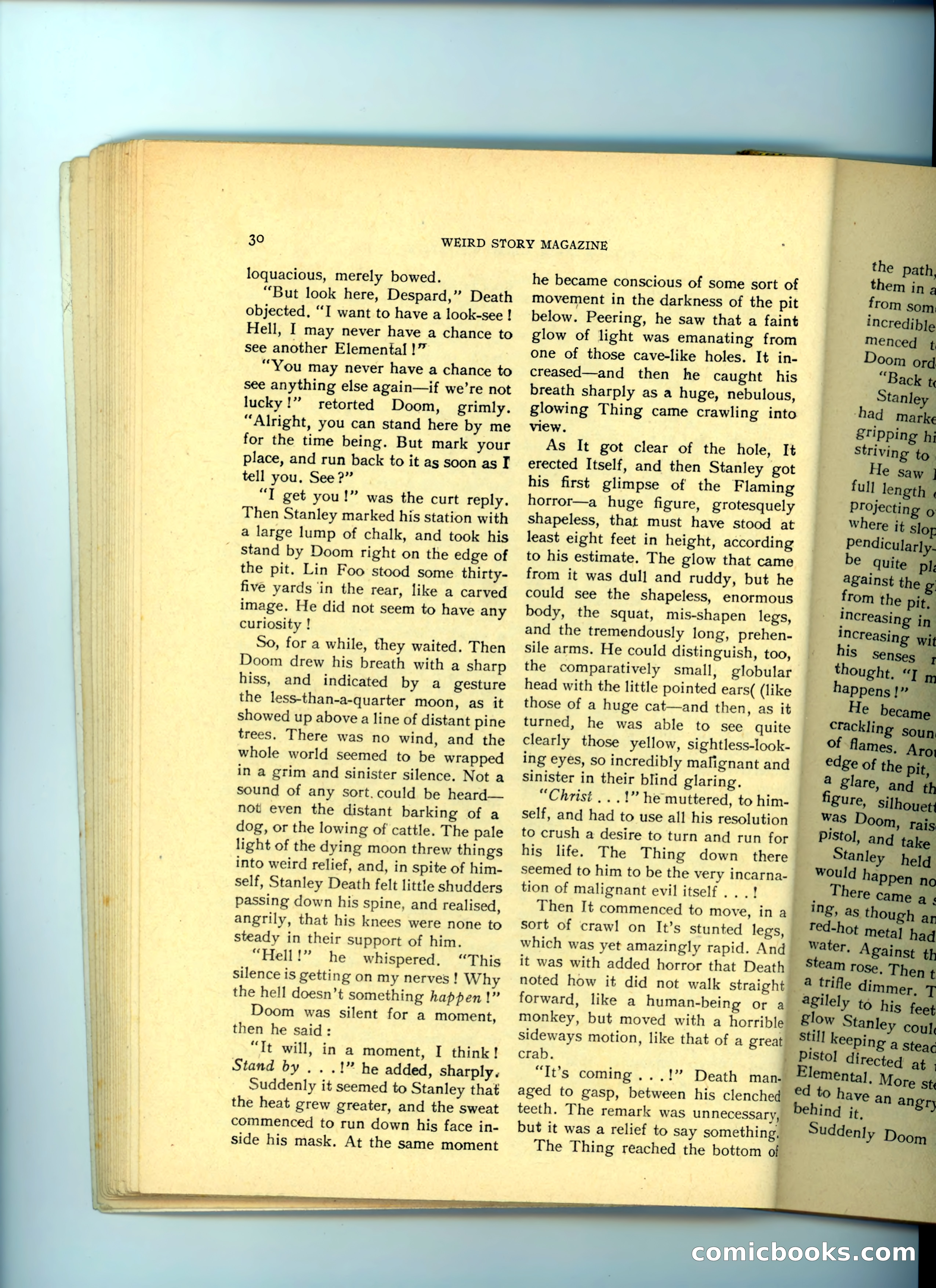 Weird Story Magazine, August 1940 — page 32 of 101