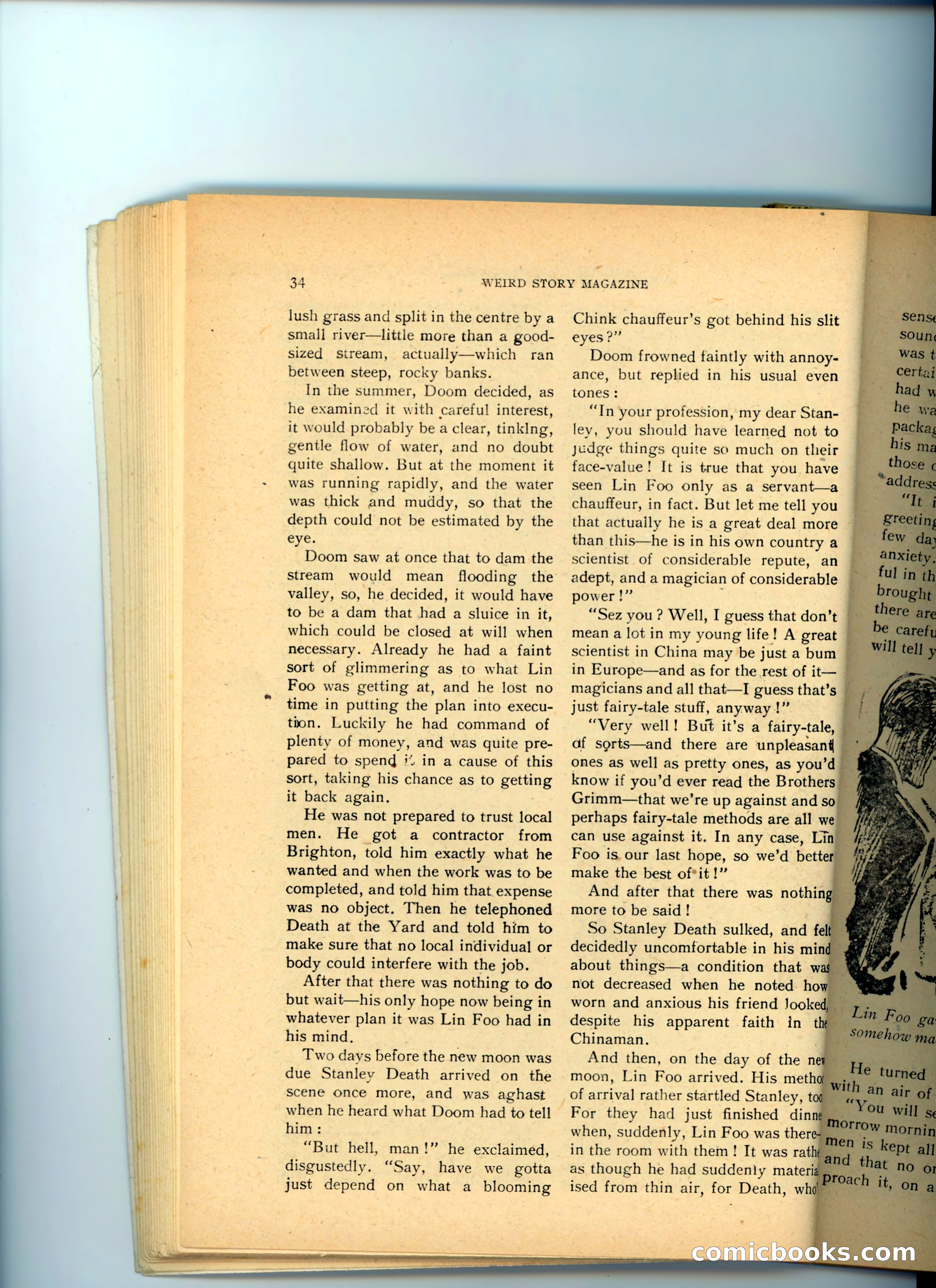 Weird Story Magazine, August 1940 — page 36 of 101