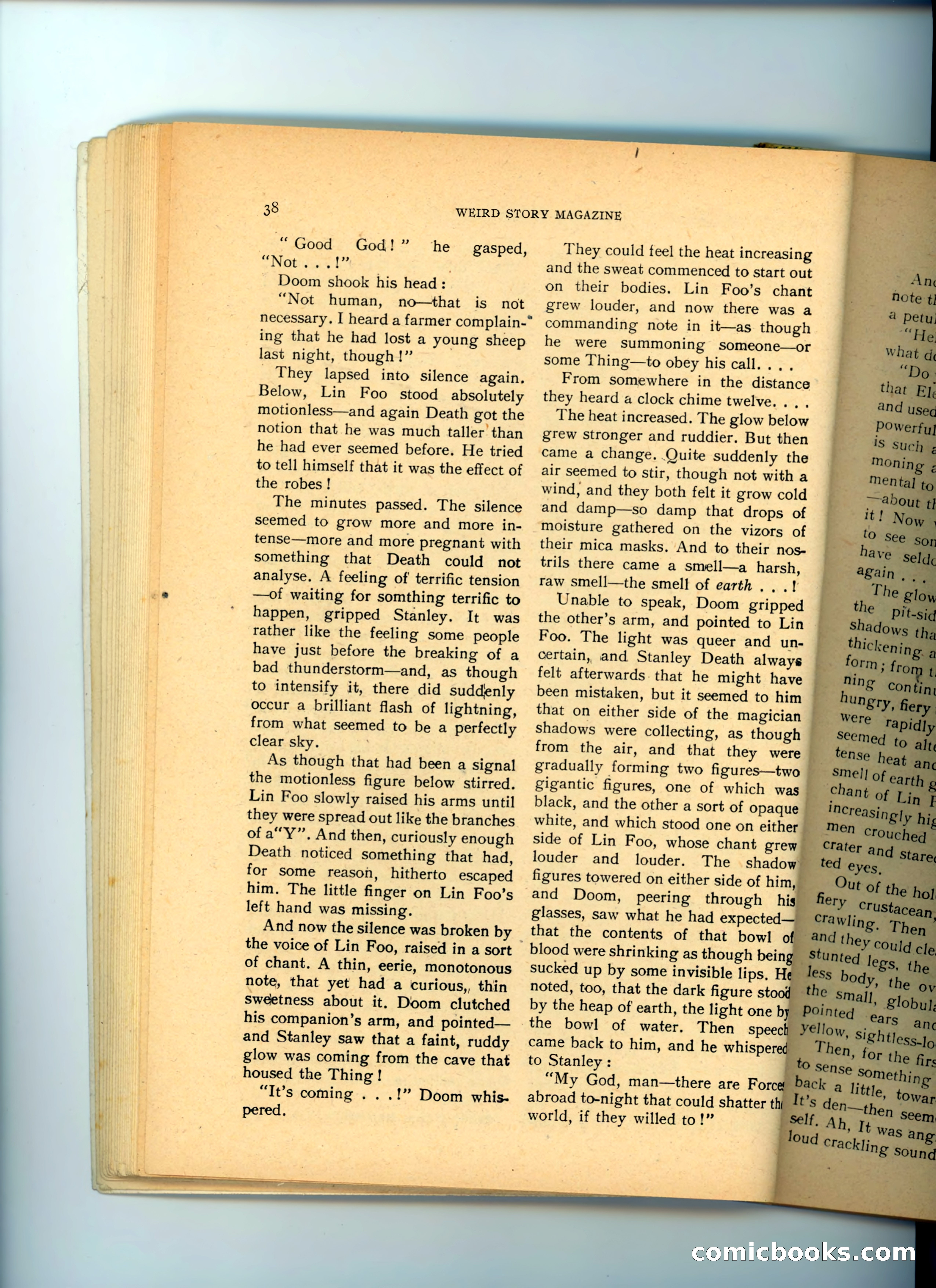 Weird Story Magazine, August 1940 — page 40 of 101