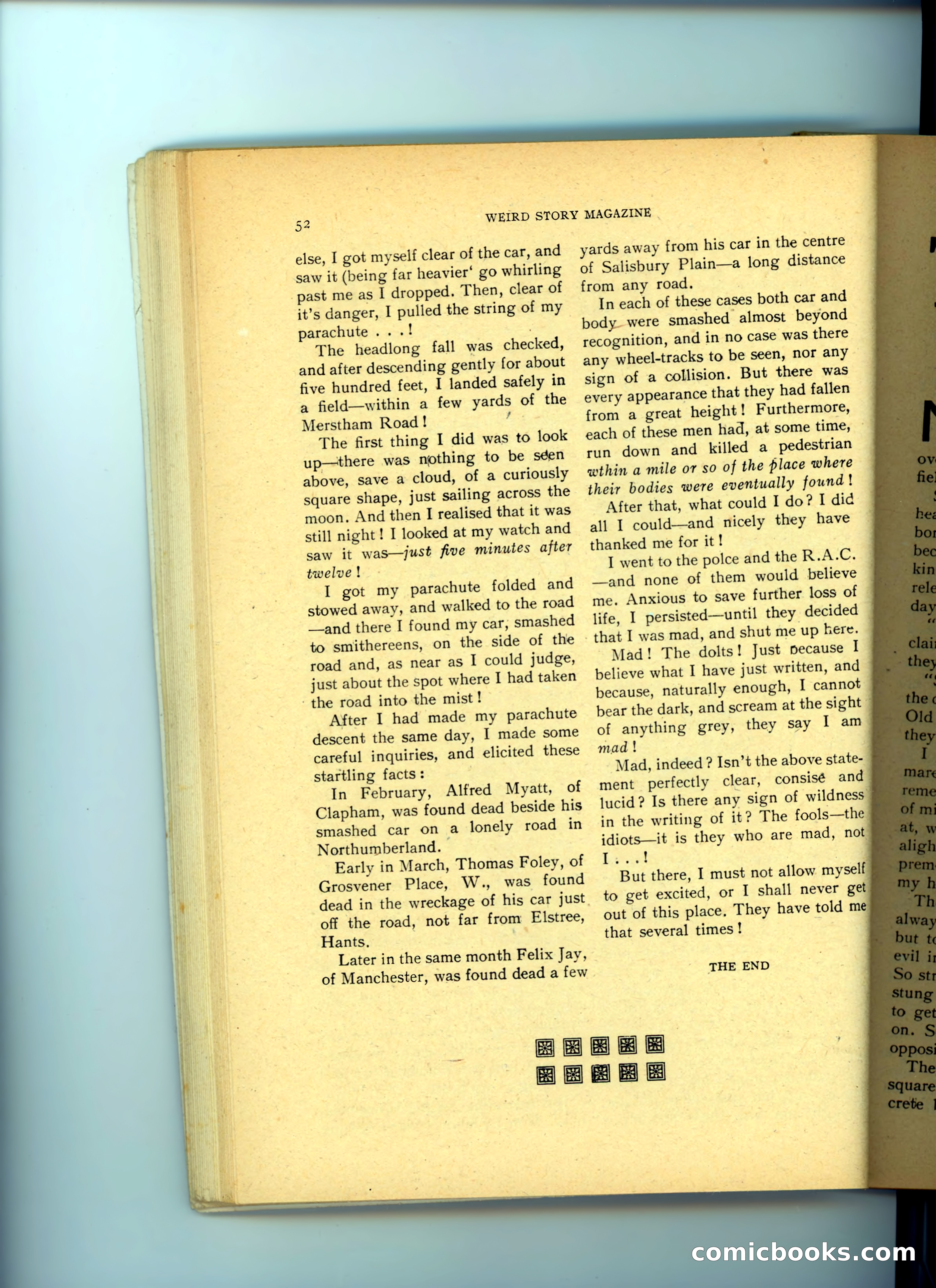 Weird Story Magazine, August 1940 — page 54 of 101