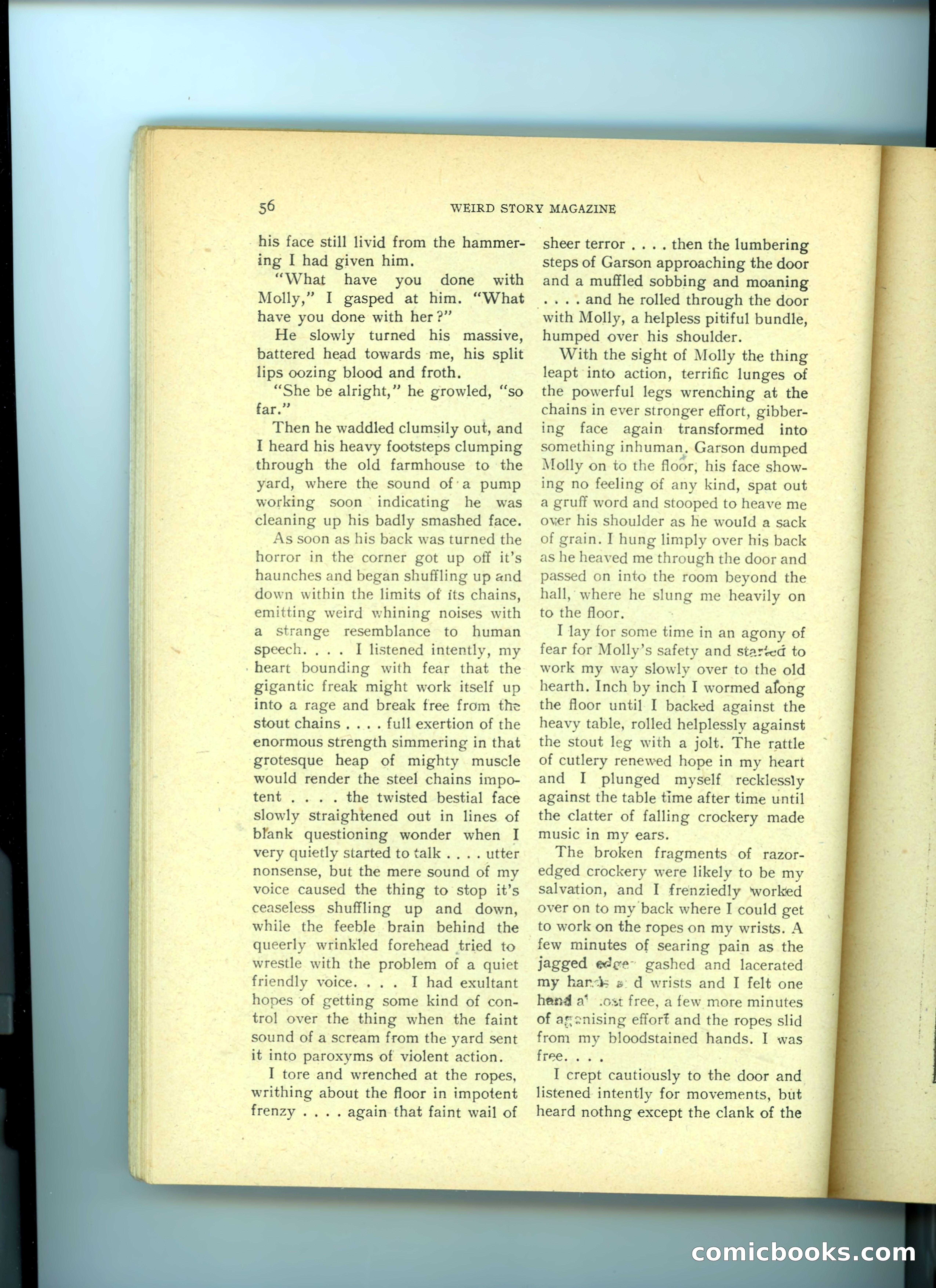 Weird Story Magazine, August 1940 — page 58 of 101