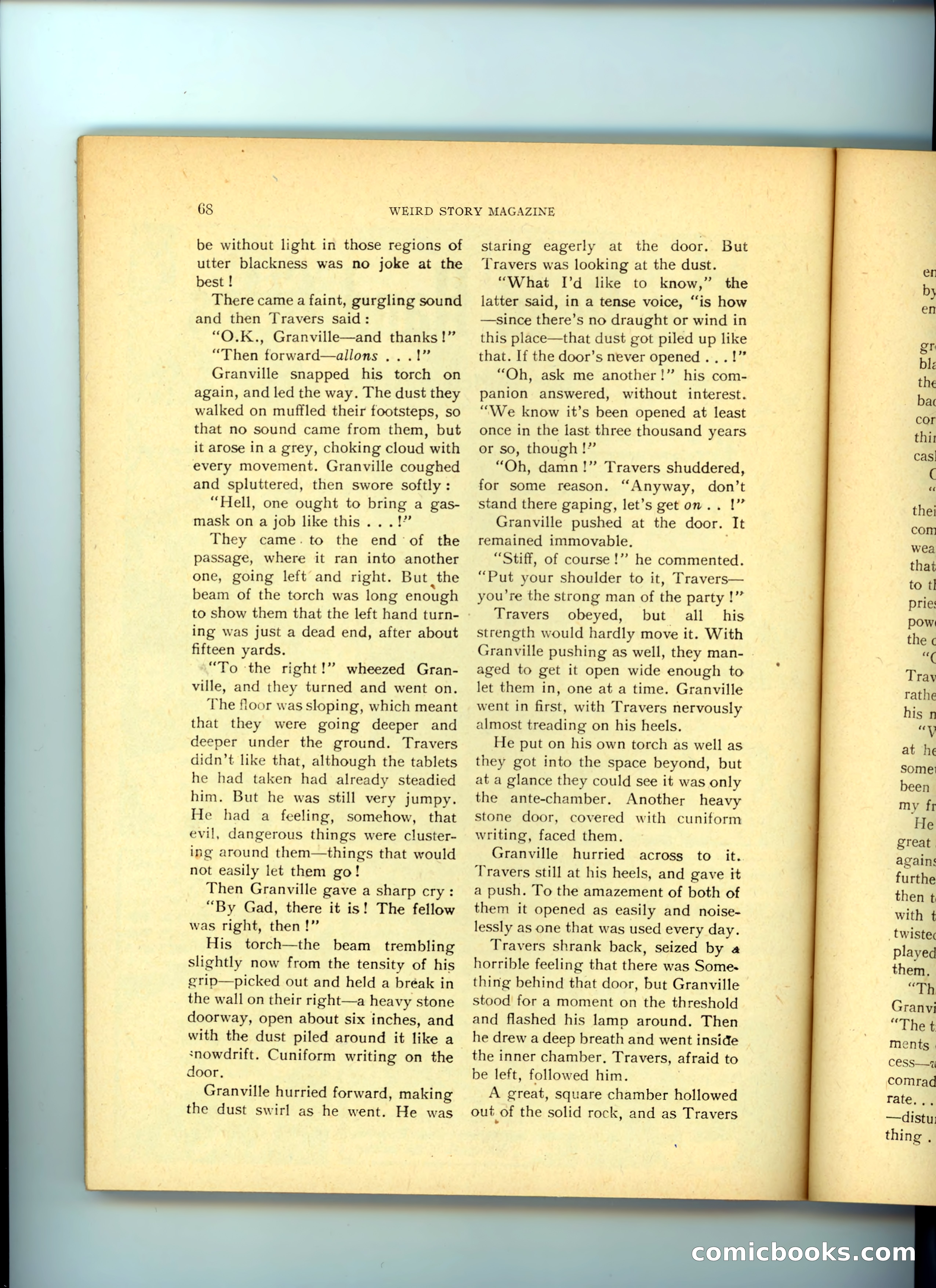 Weird Story Magazine, August 1940 — page 70 of 101