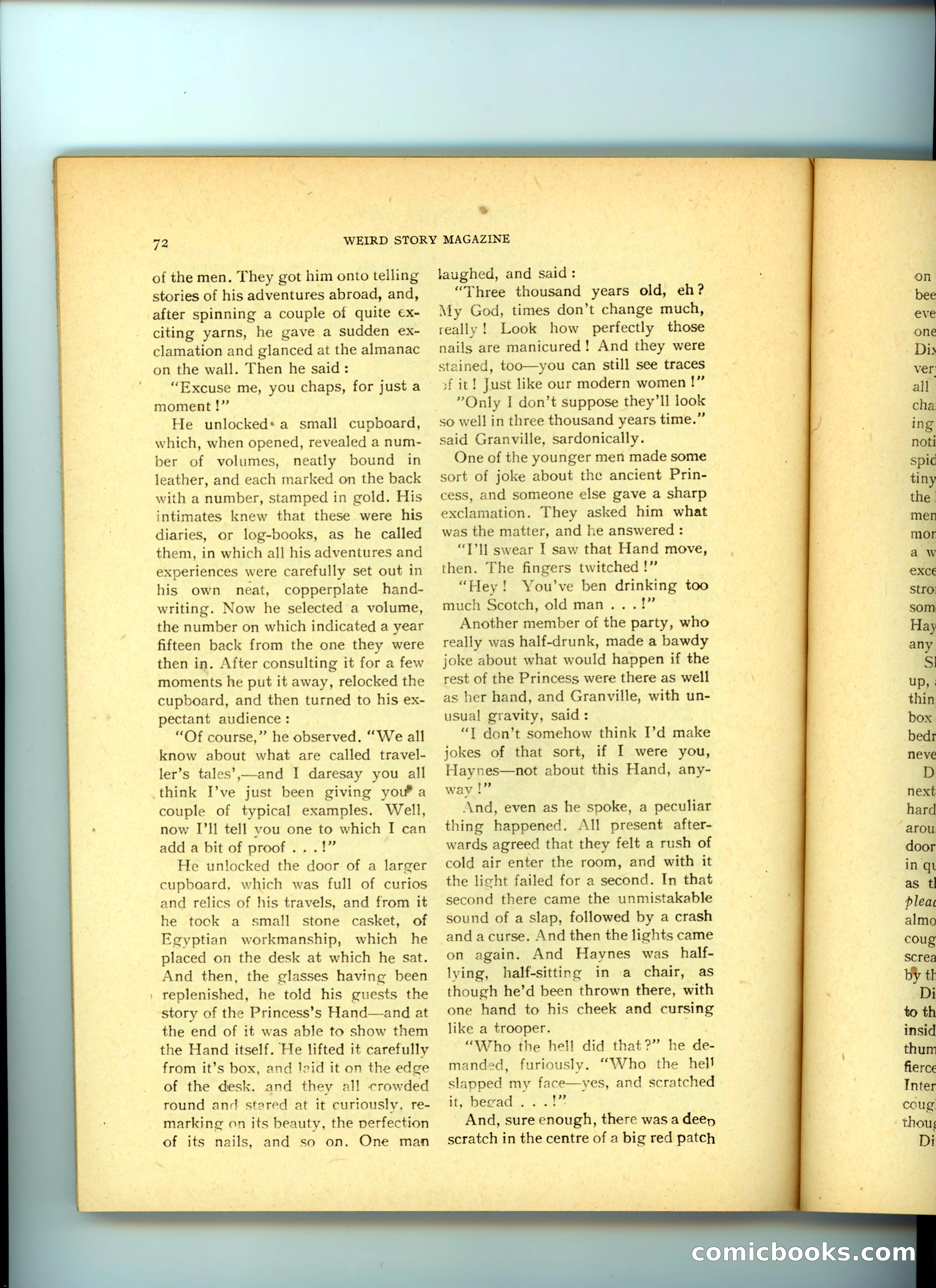 Weird Story Magazine, August 1940 — page 74 of 101