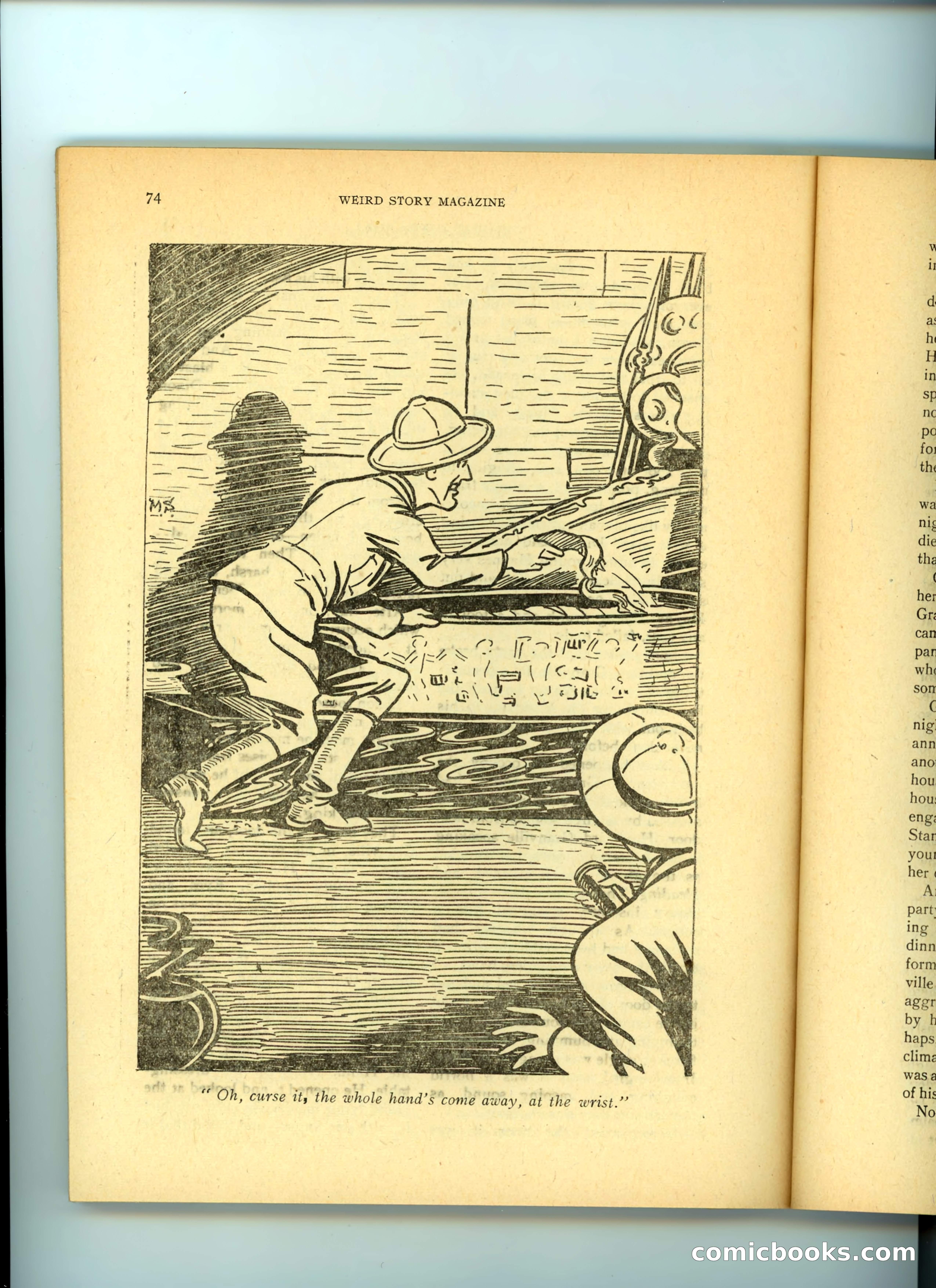 Weird Story Magazine, August 1940 — page 76 of 101