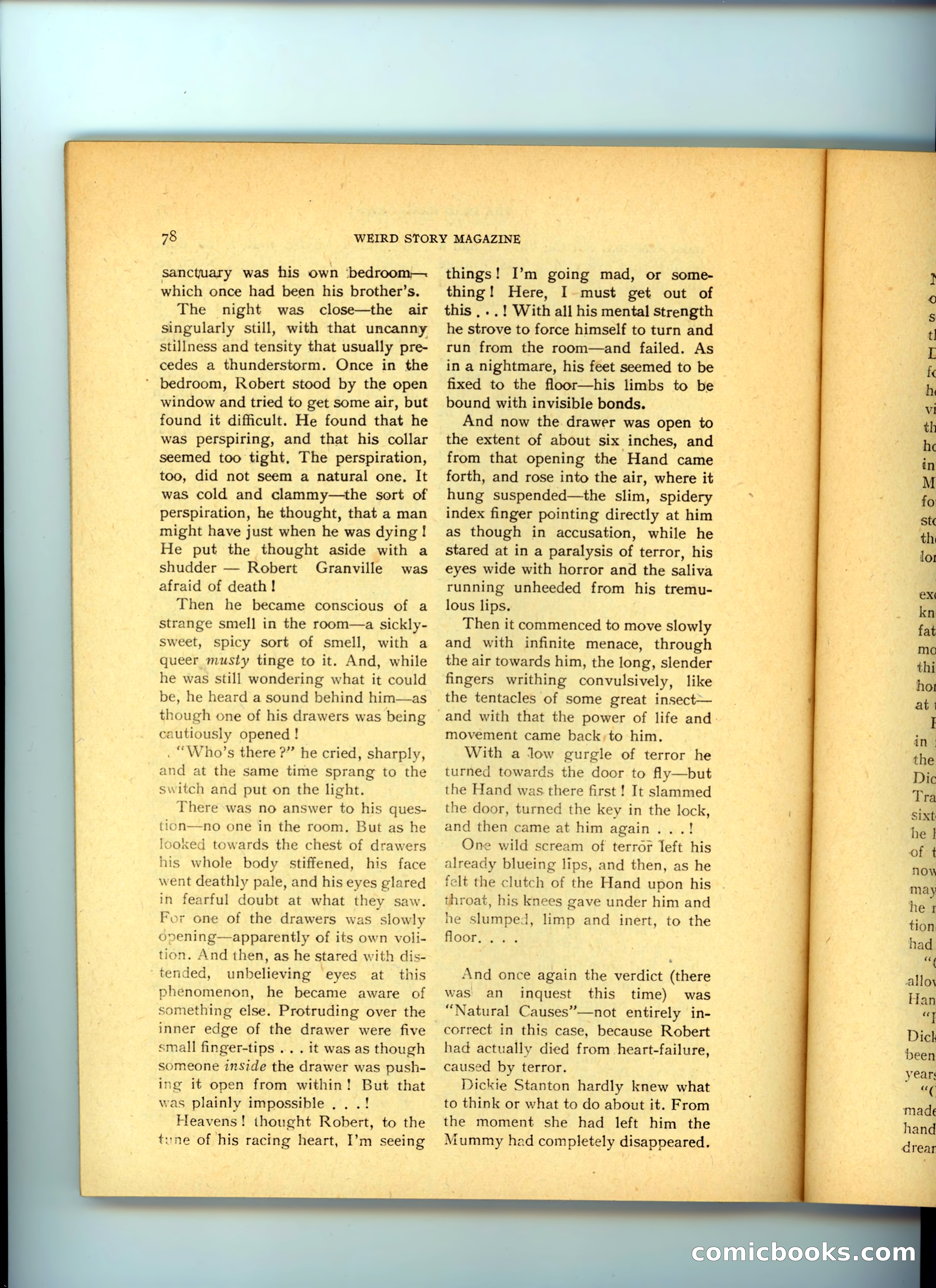 Weird Story Magazine, August 1940 — page 80 of 101