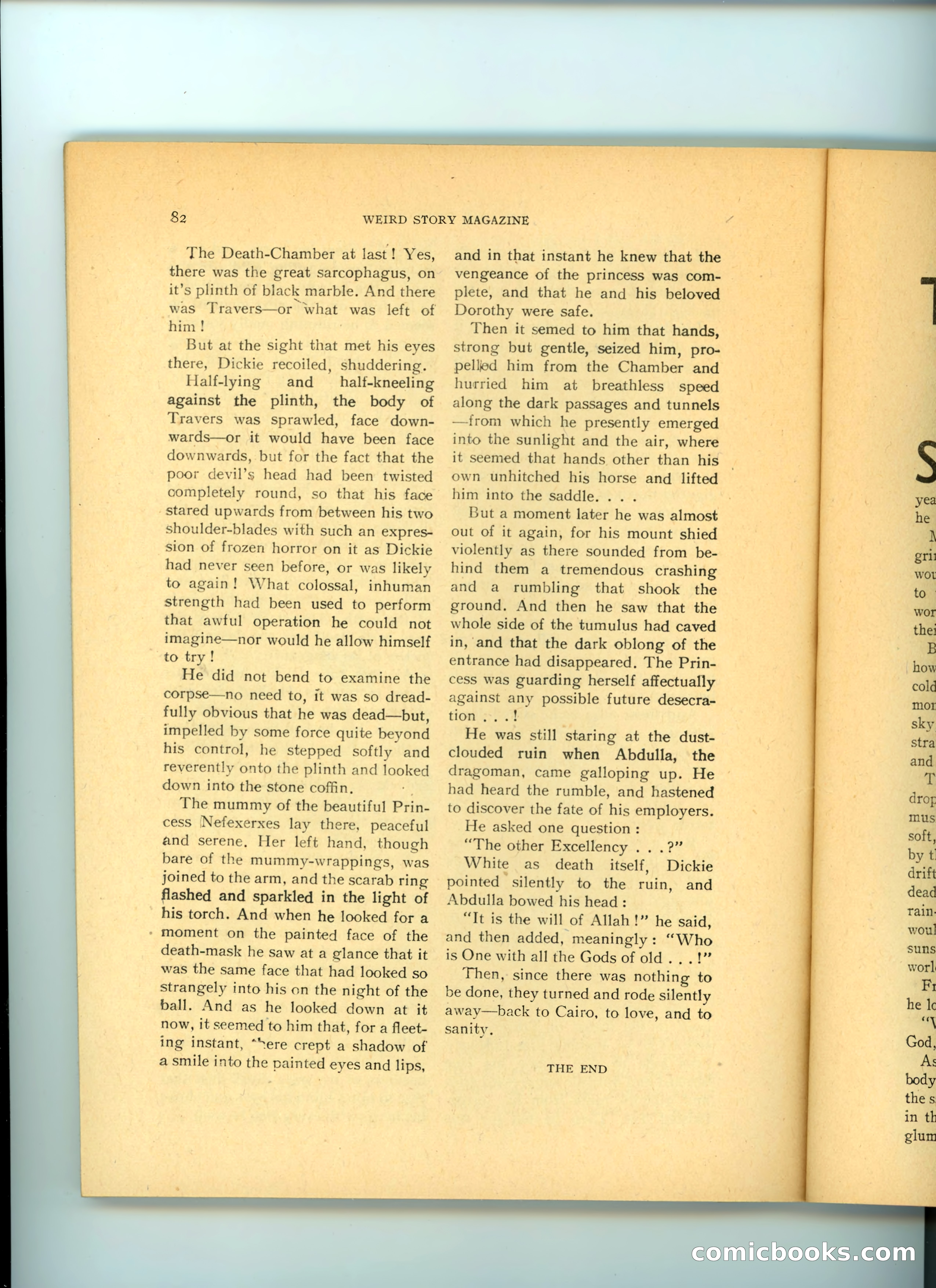 Weird Story Magazine, August 1940 — page 84 of 101