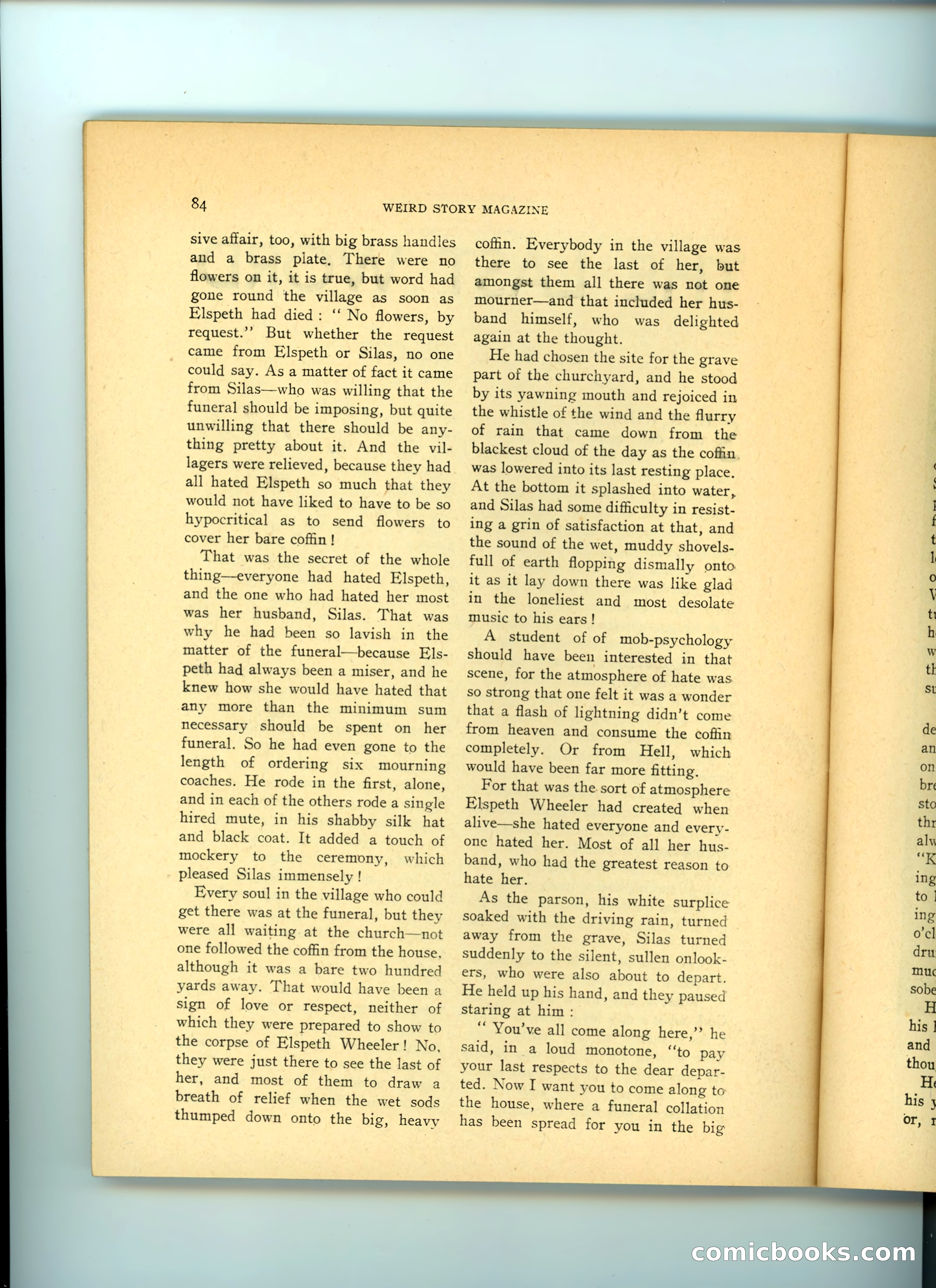 Weird Story Magazine, August 1940 — page 86 of 101