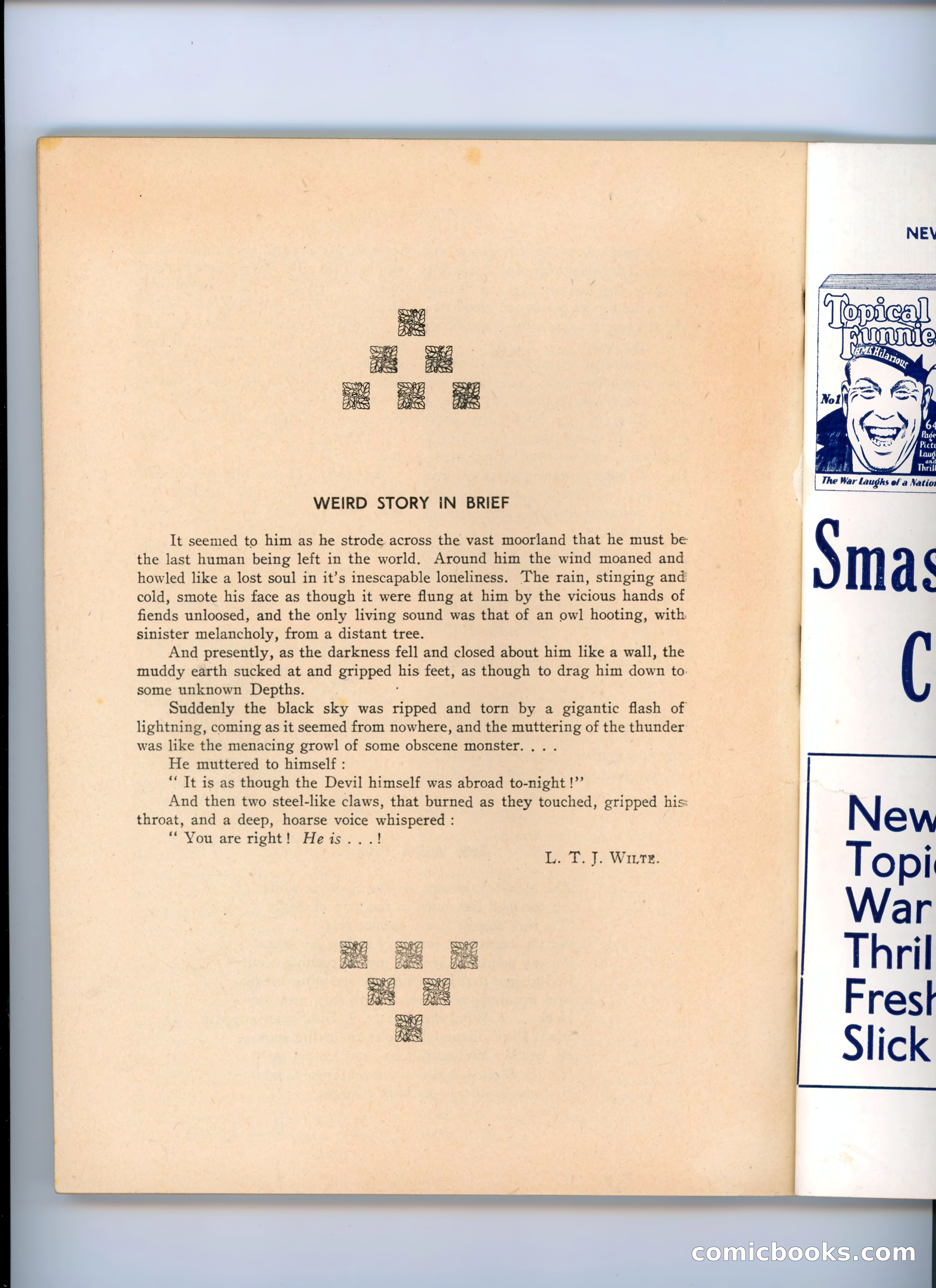 Weird Story Magazine, August 1940 — page 98 of 101