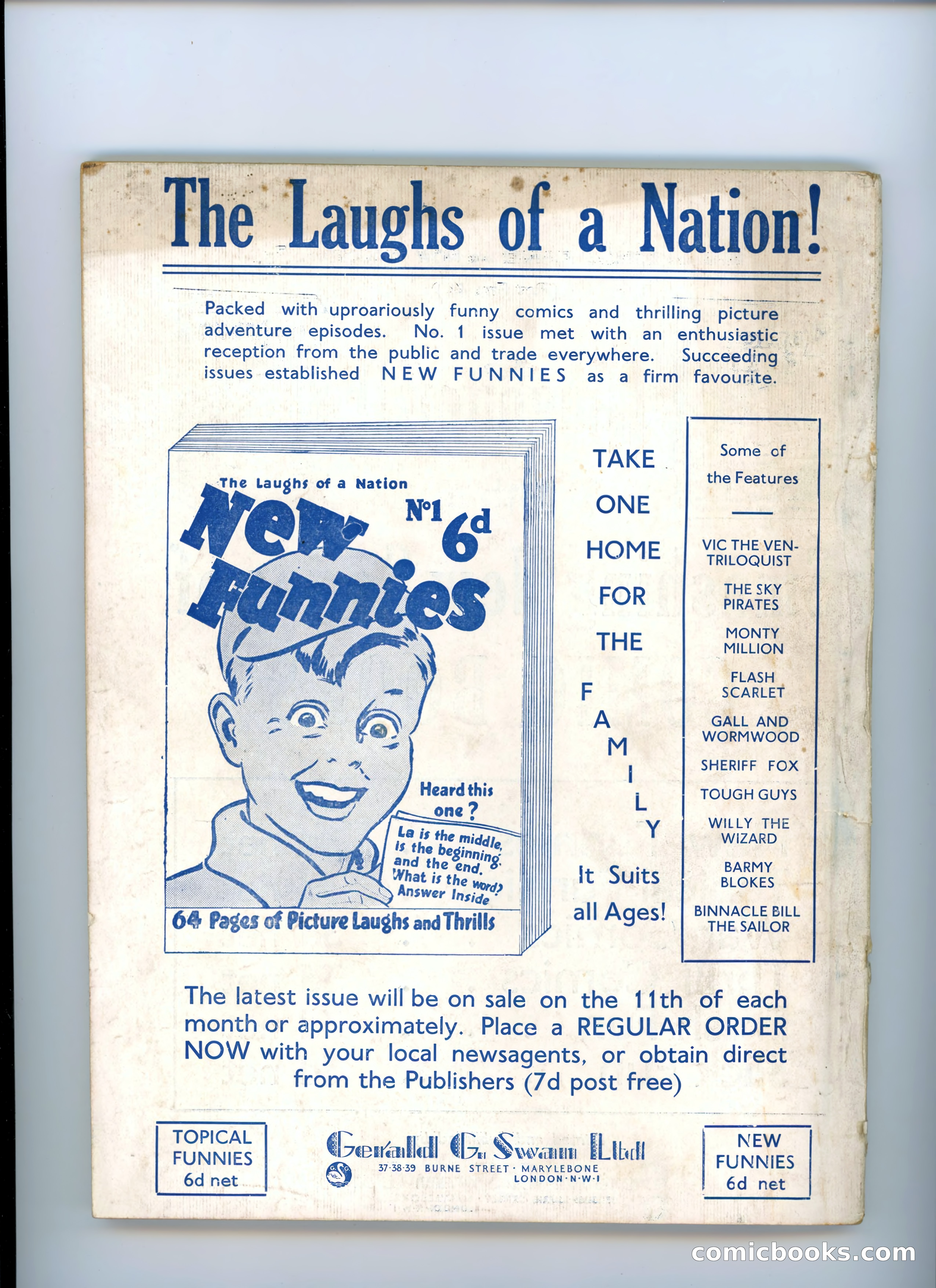 Weird Story Magazine, August 1940 — page 100 of 101