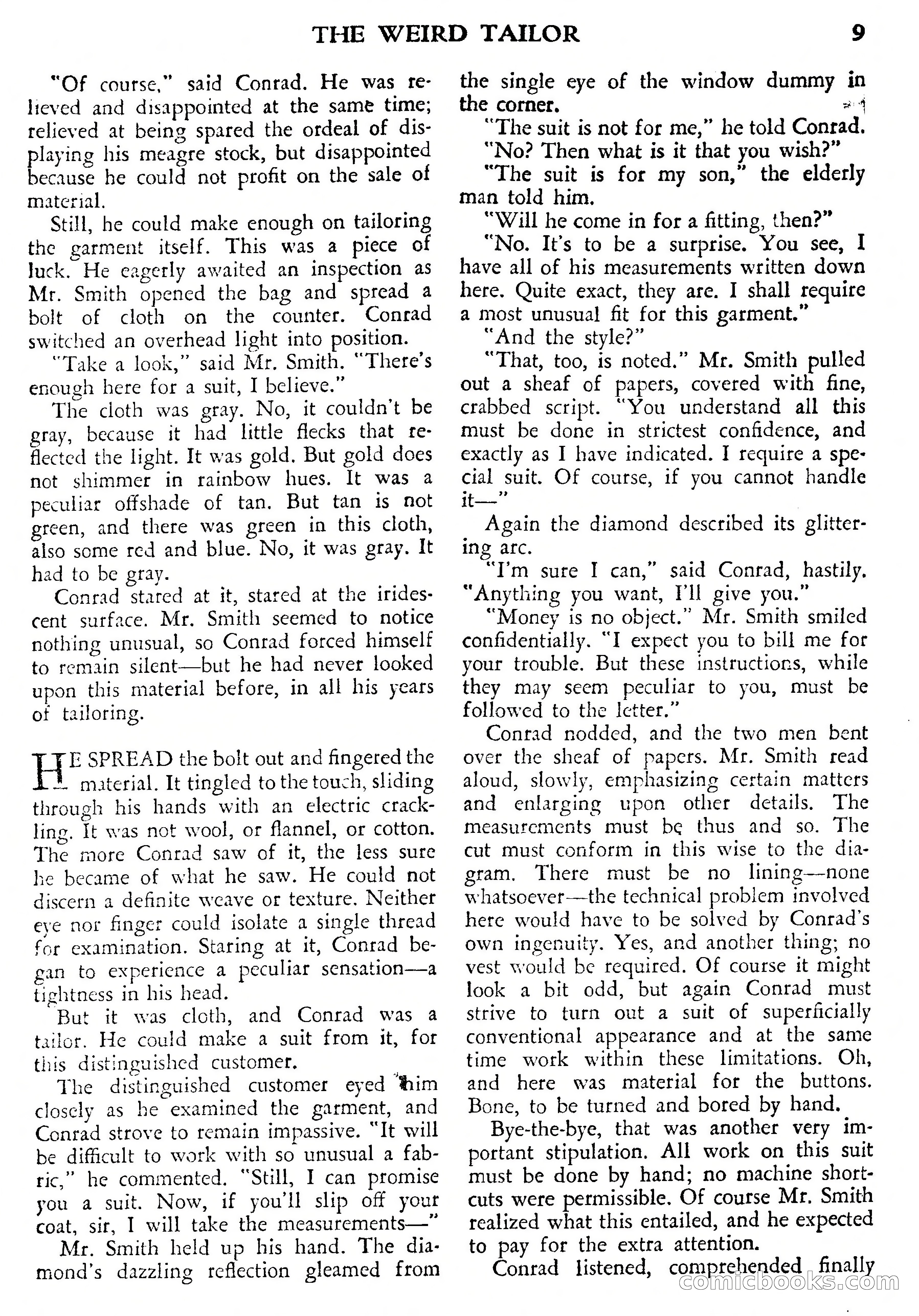 Weird Tales, July 1950 (British Edition) — page 10 of 97