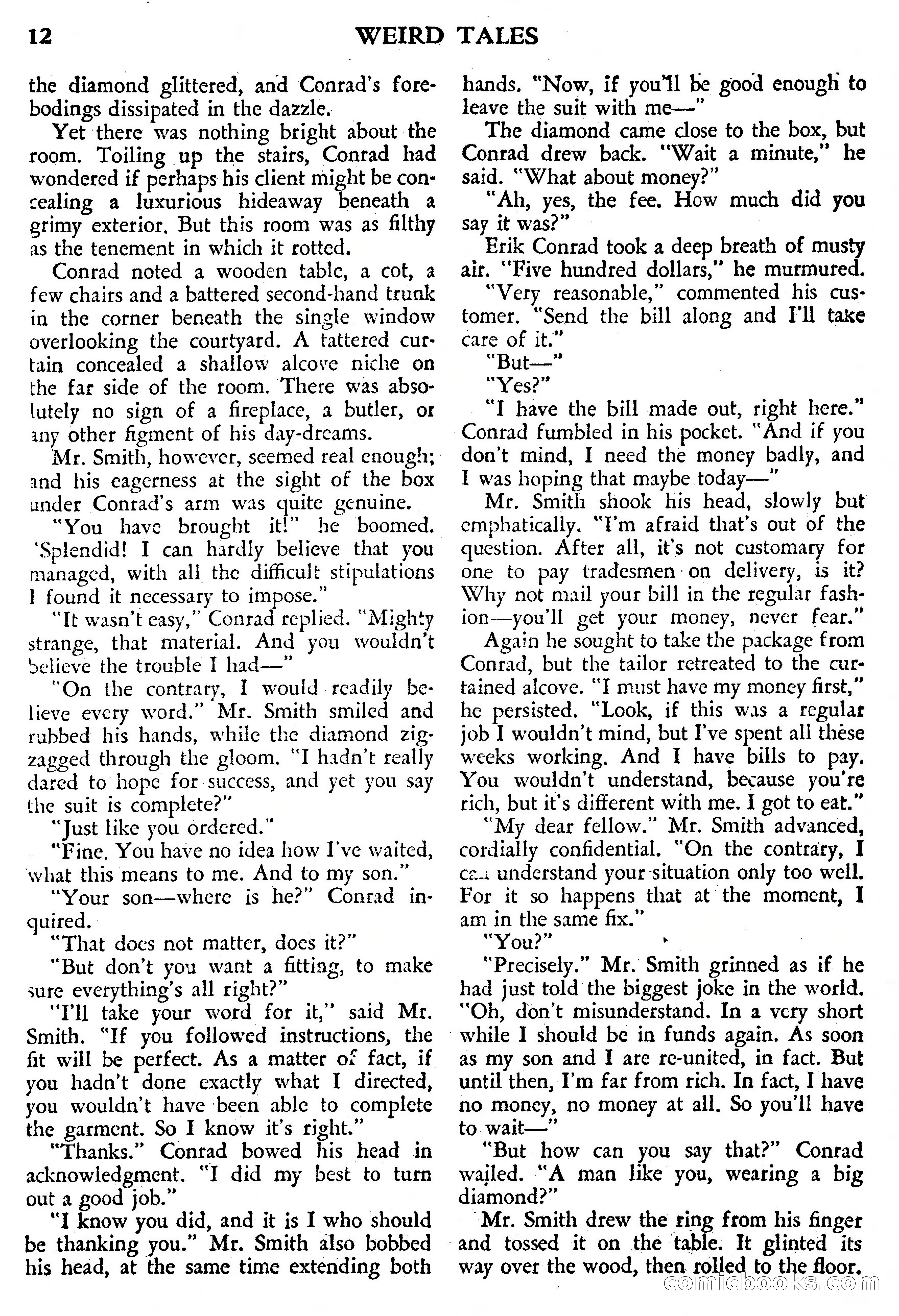 Weird Tales, July 1950 (British Edition) — page 13 of 97