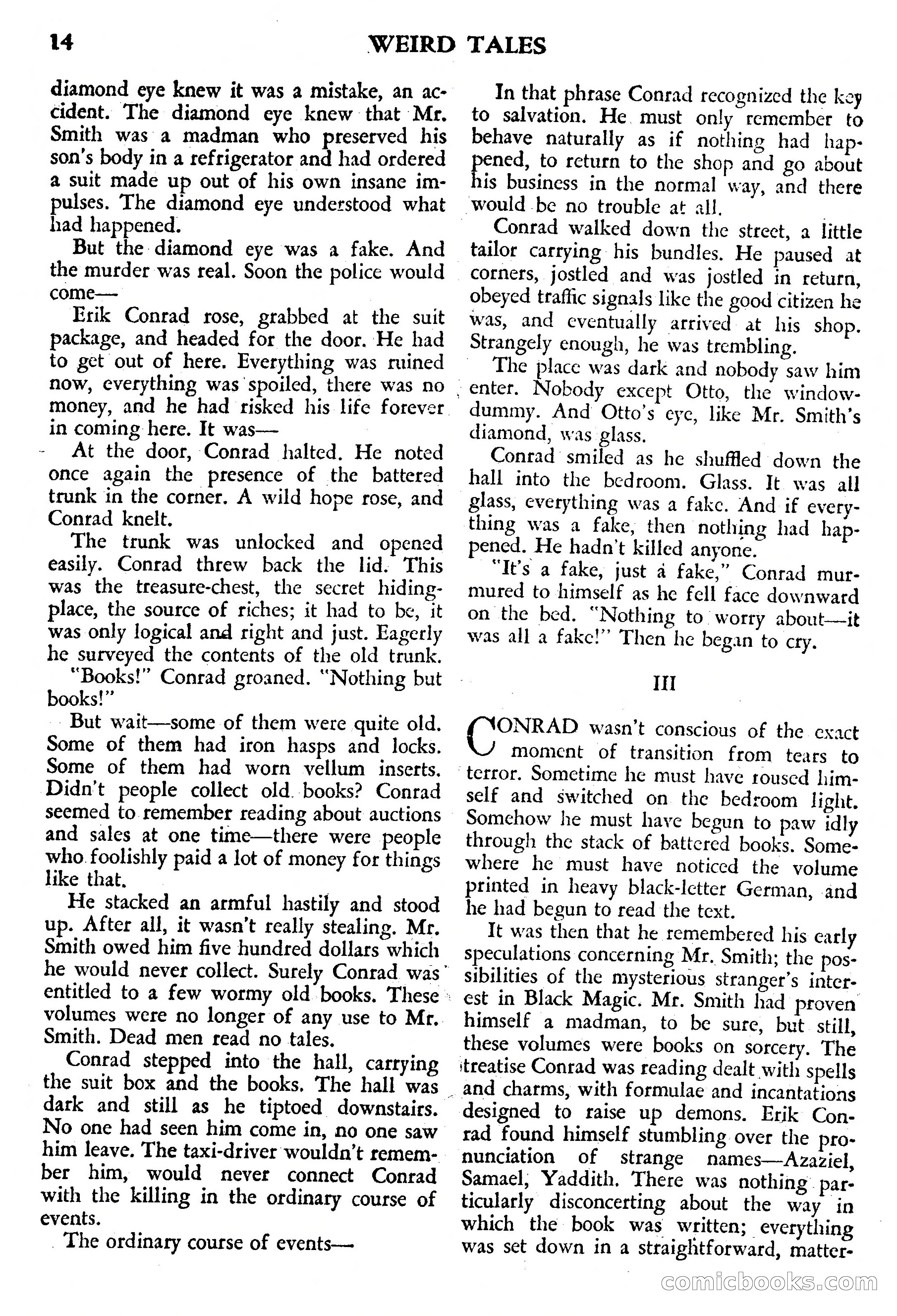 Weird Tales, July 1950 (British Edition) — page 15 of 97