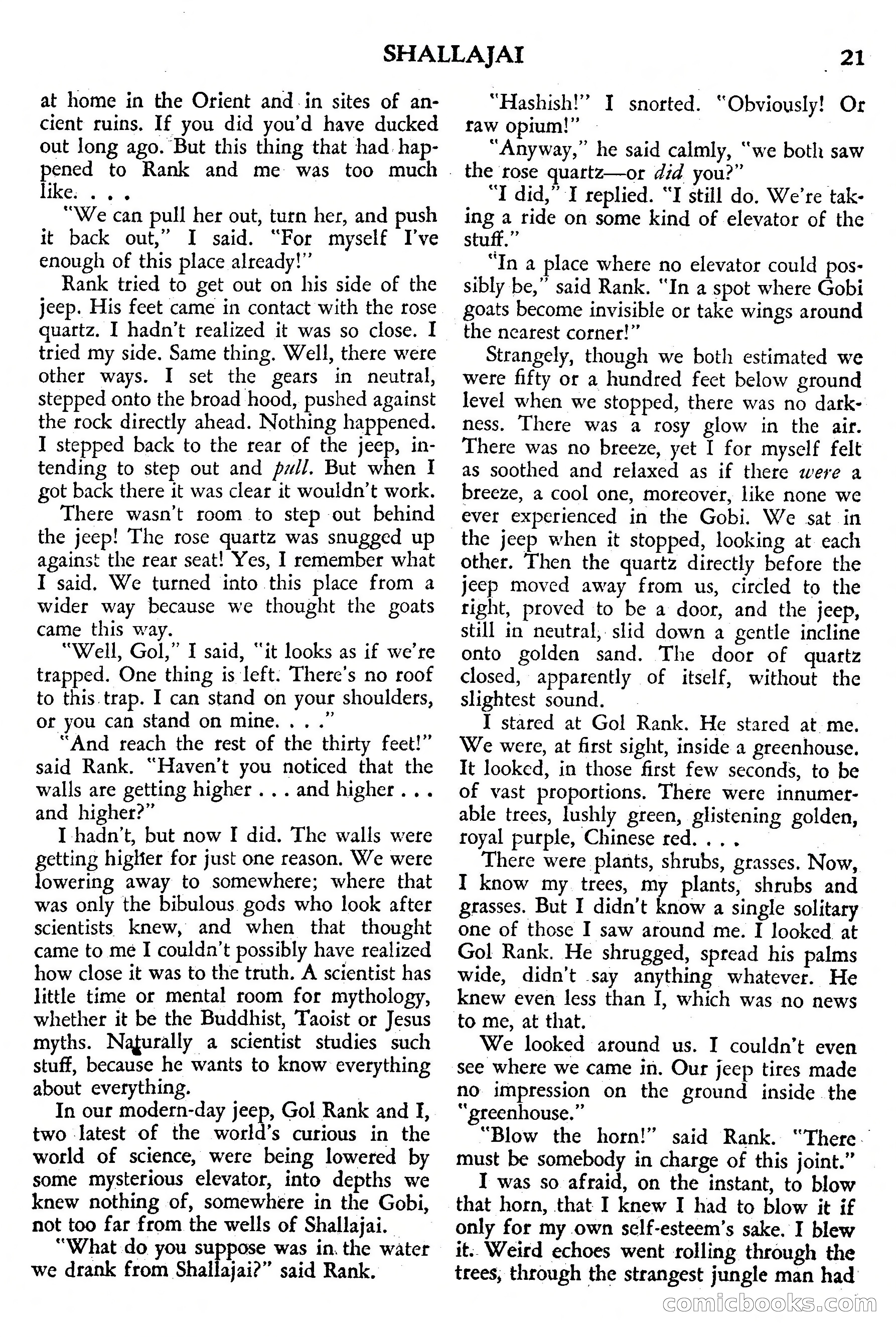 Weird Tales, July 1950 (British Edition) — page 22 of 97