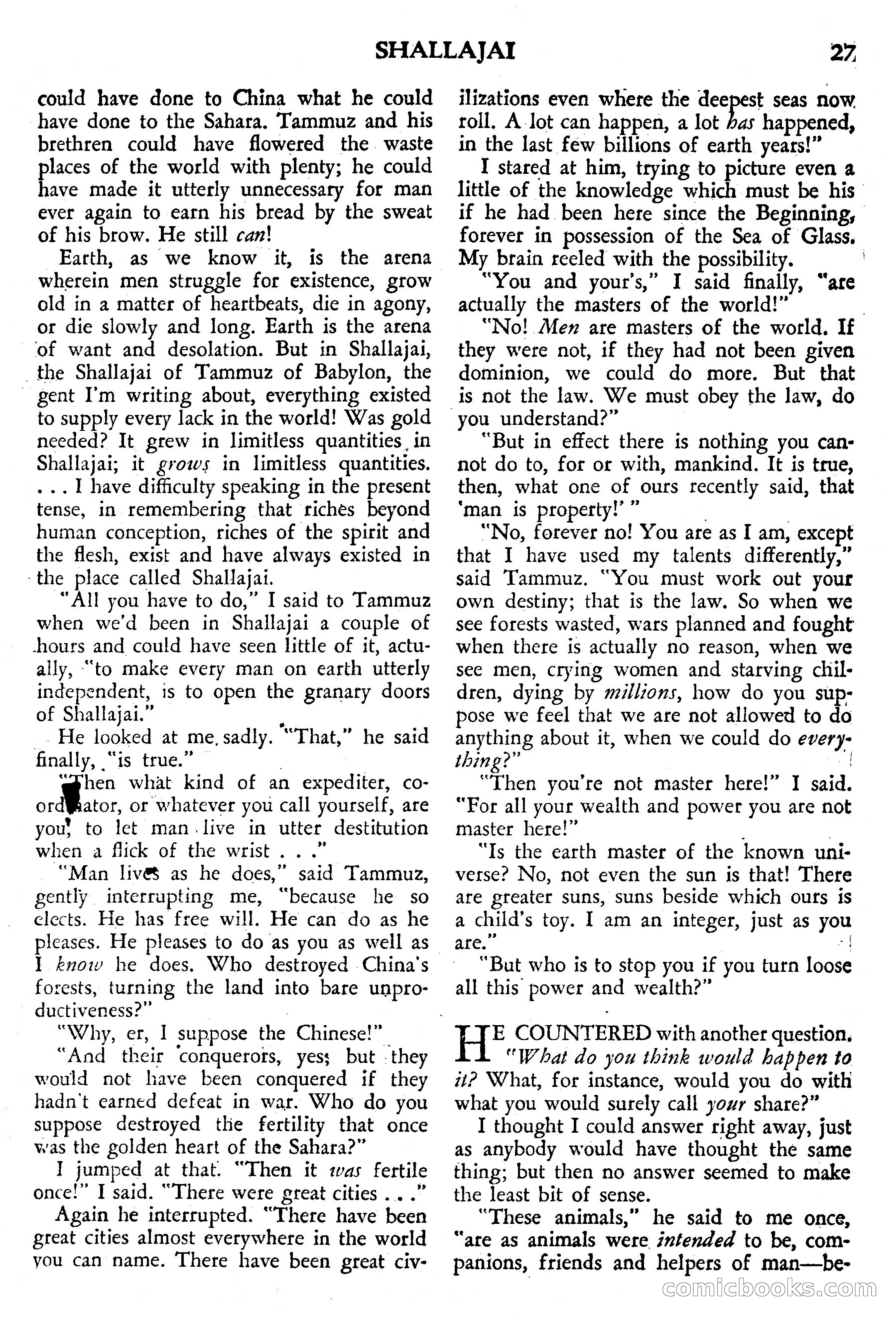 Weird Tales, July 1950 (British Edition) — page 28 of 97