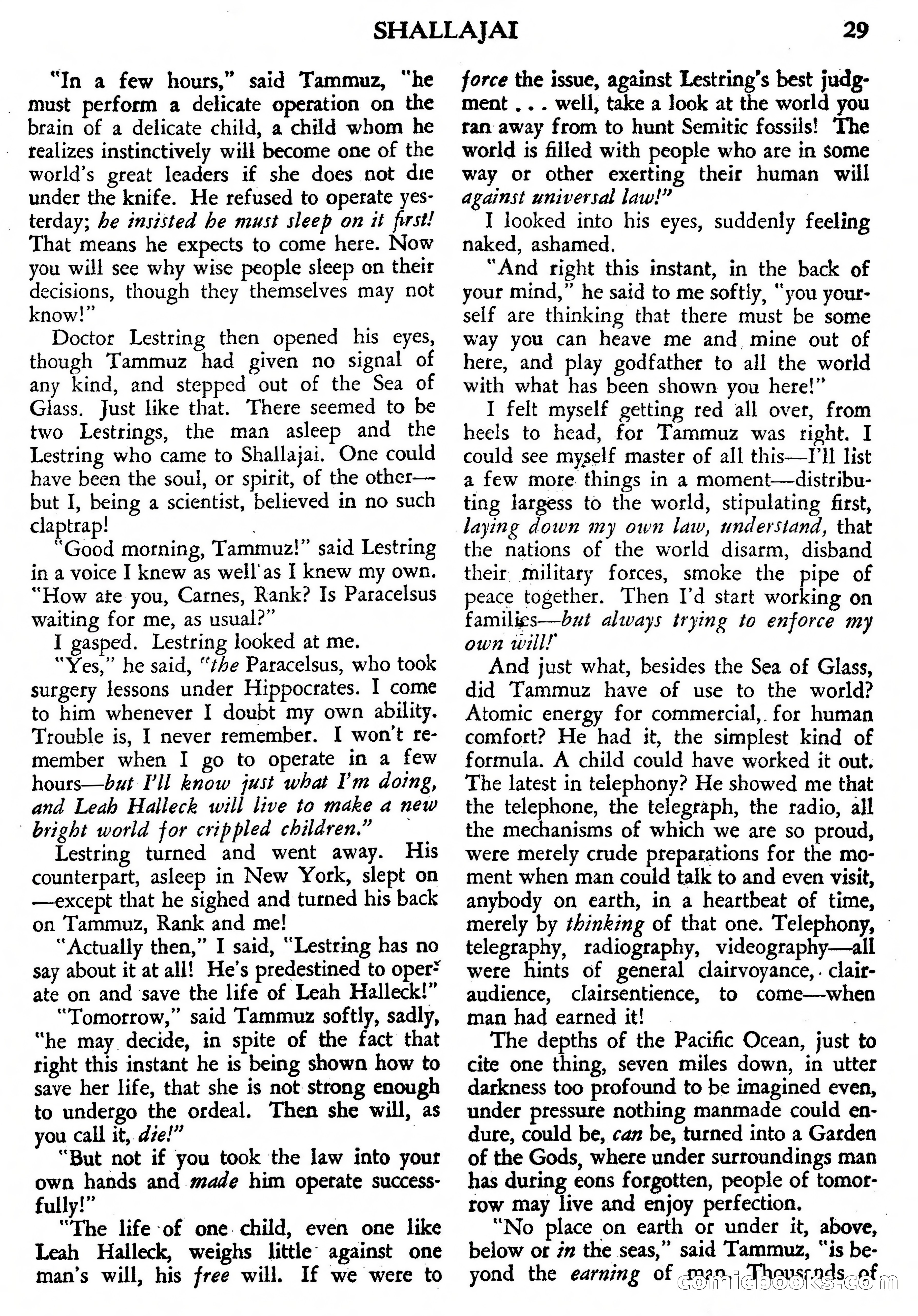 Weird Tales, July 1950 (British Edition) — page 30 of 97