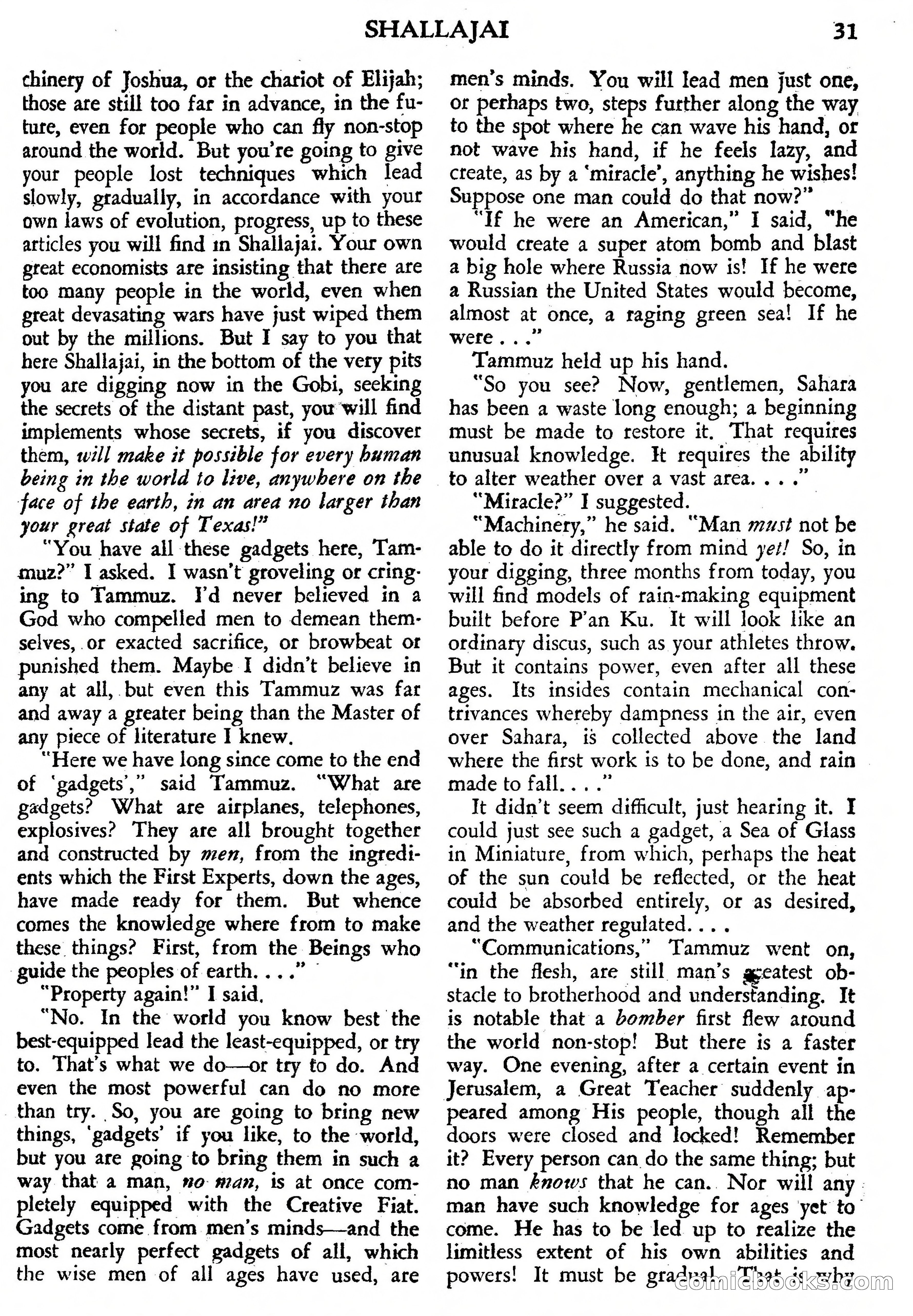 Weird Tales, July 1950 (British Edition) — page 32 of 97