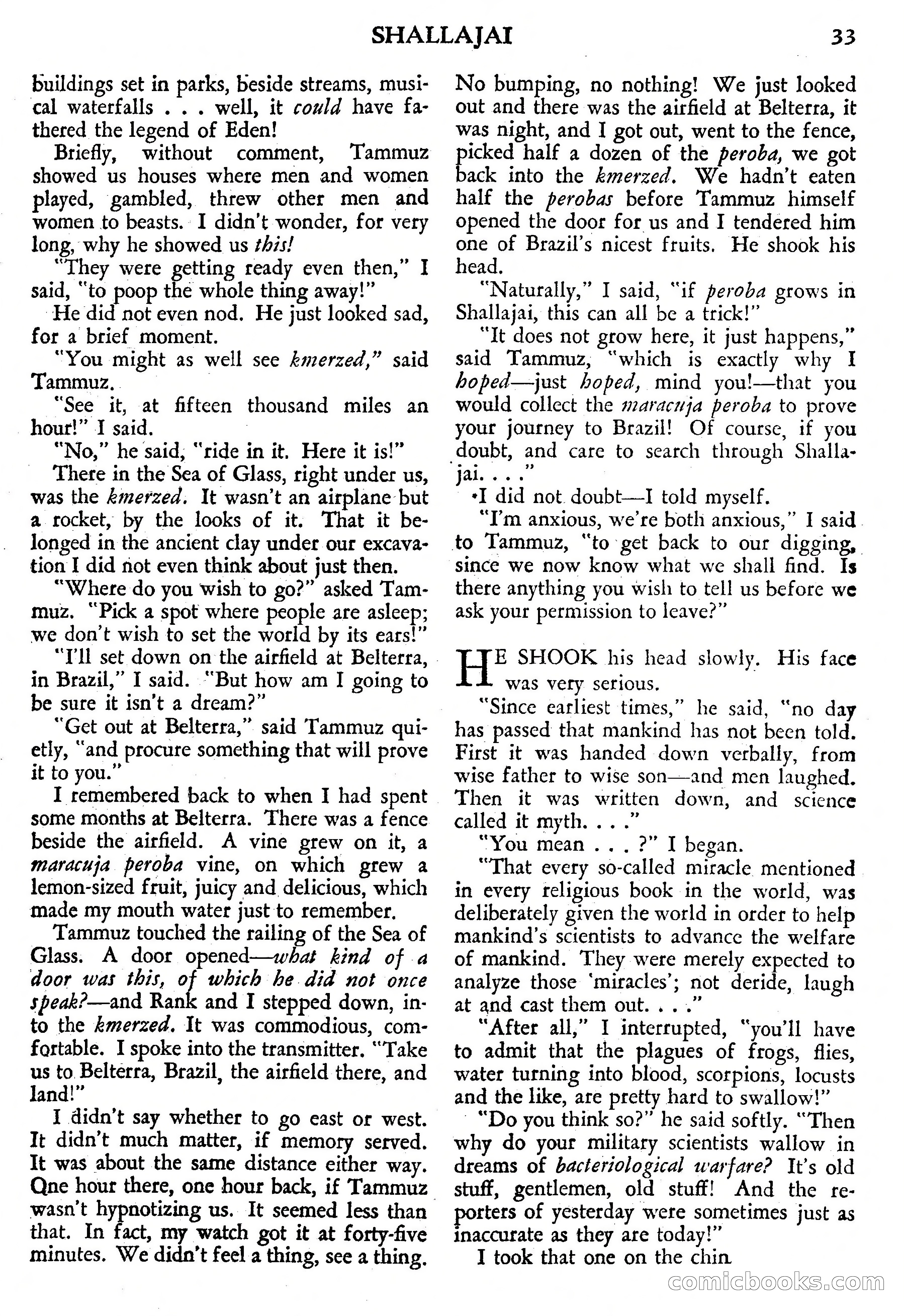 Weird Tales, July 1950 (British Edition) — page 34 of 97
