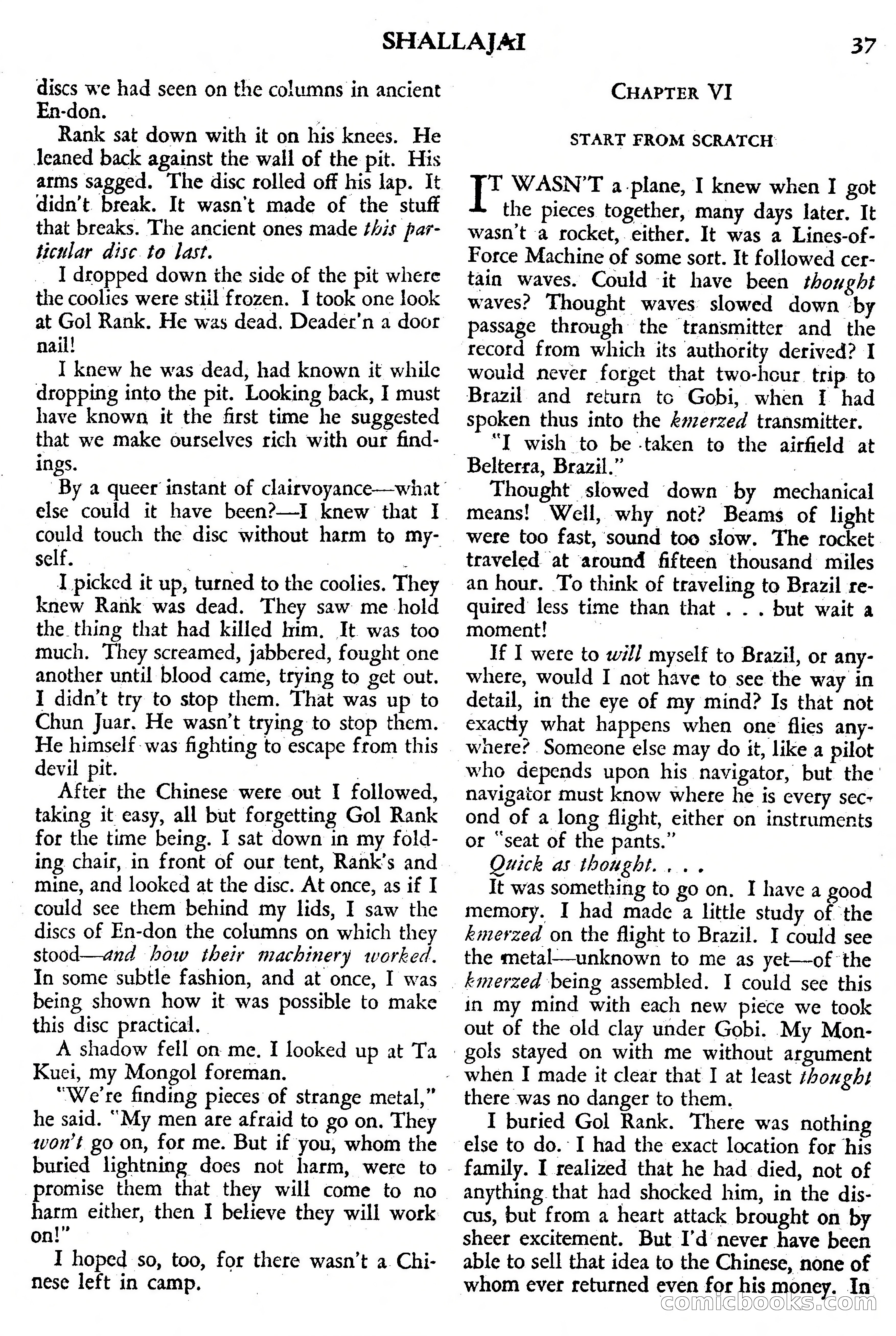 Weird Tales, July 1950 (British Edition) — page 38 of 97