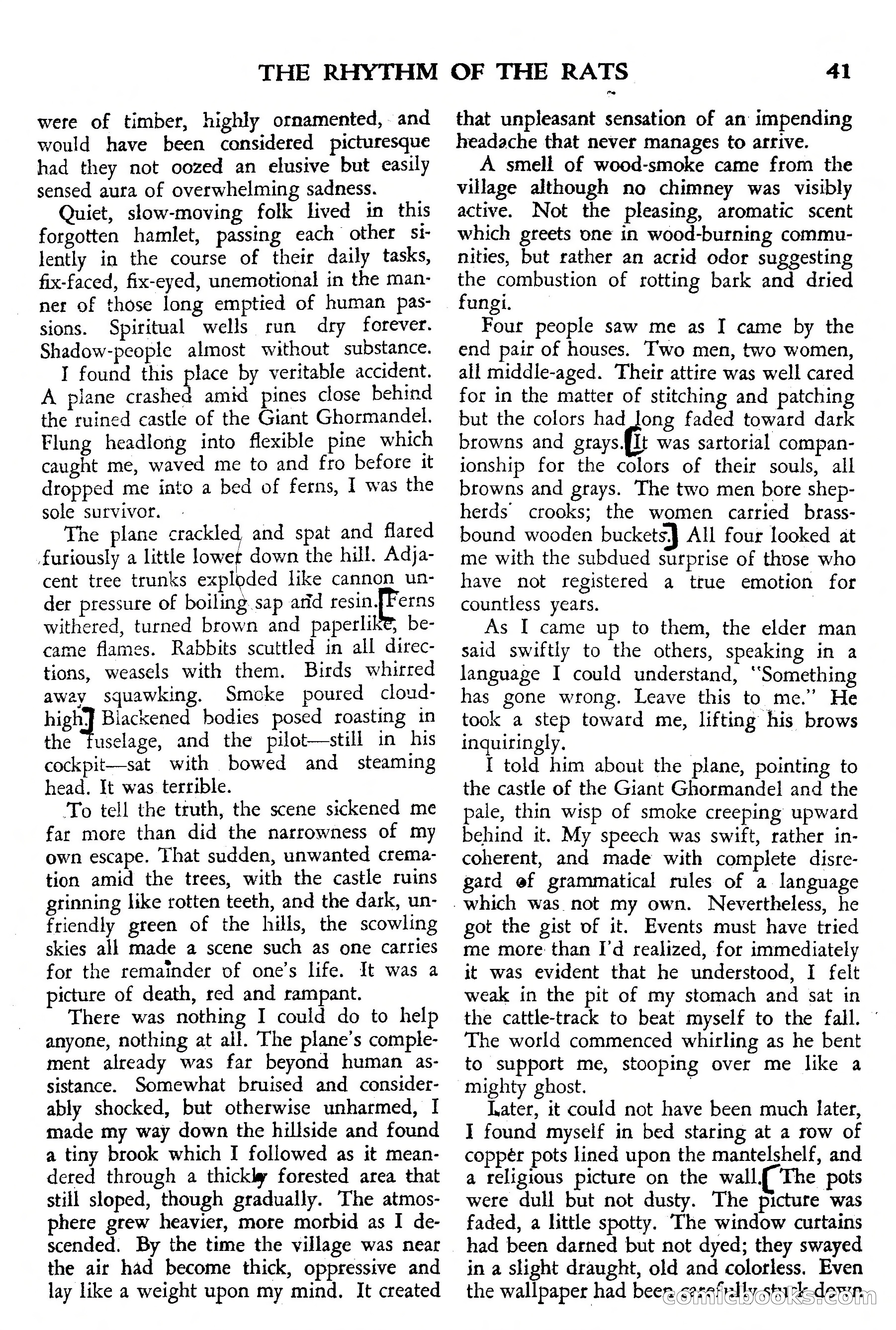 Weird Tales, July 1950 (British Edition) — page 42 of 97