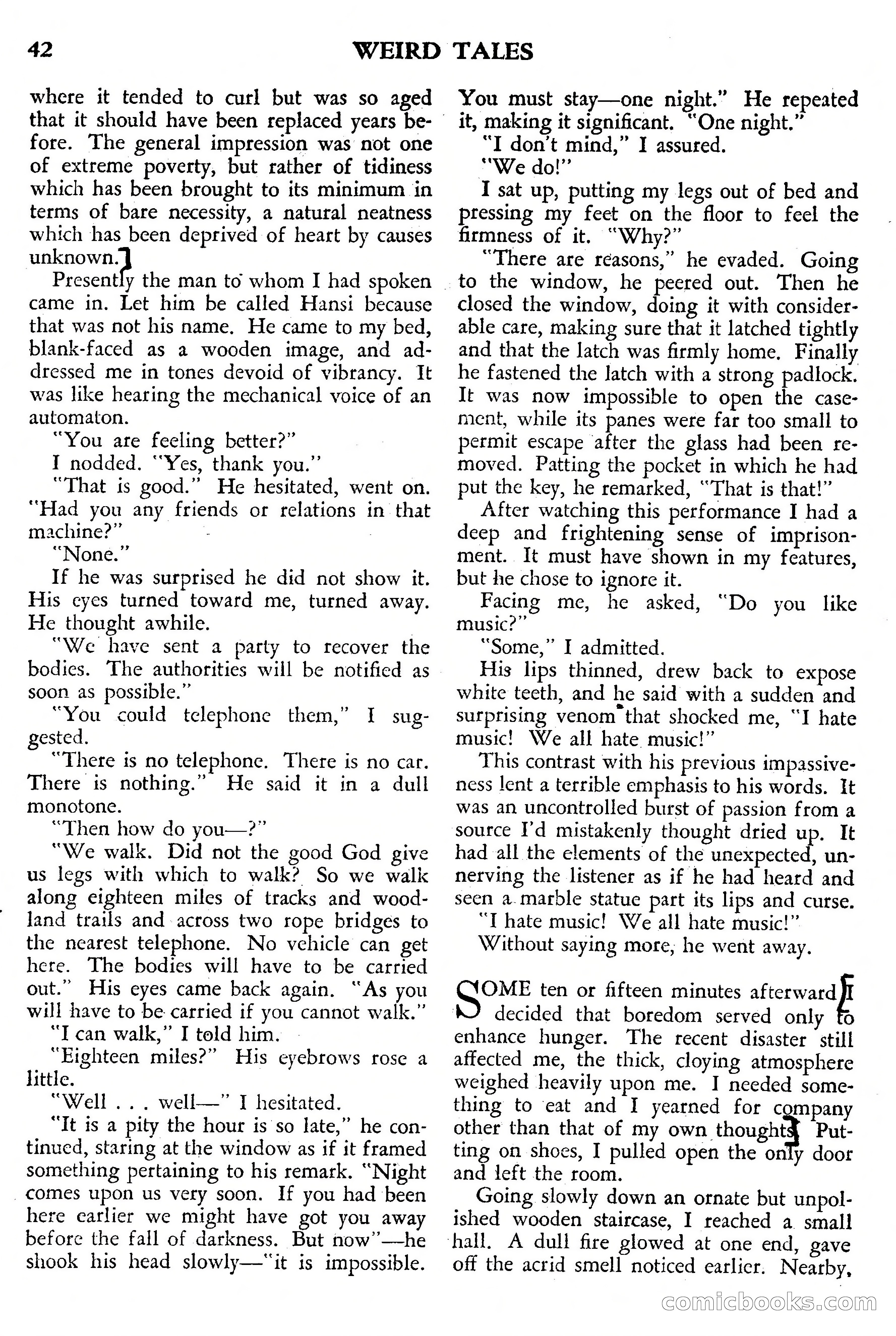 Weird Tales, July 1950 (British Edition) — page 43 of 97