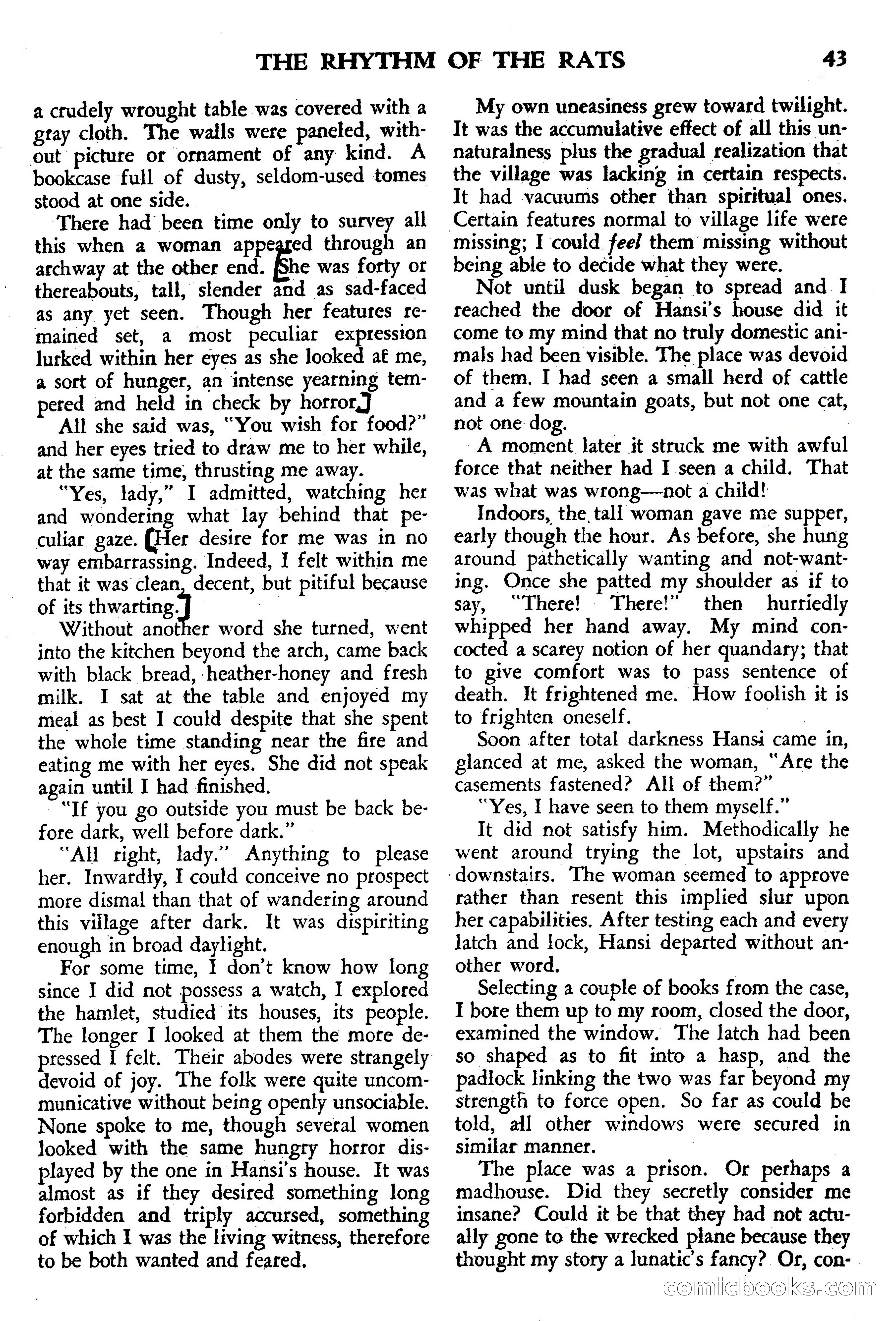 Weird Tales, July 1950 (British Edition) — page 44 of 97