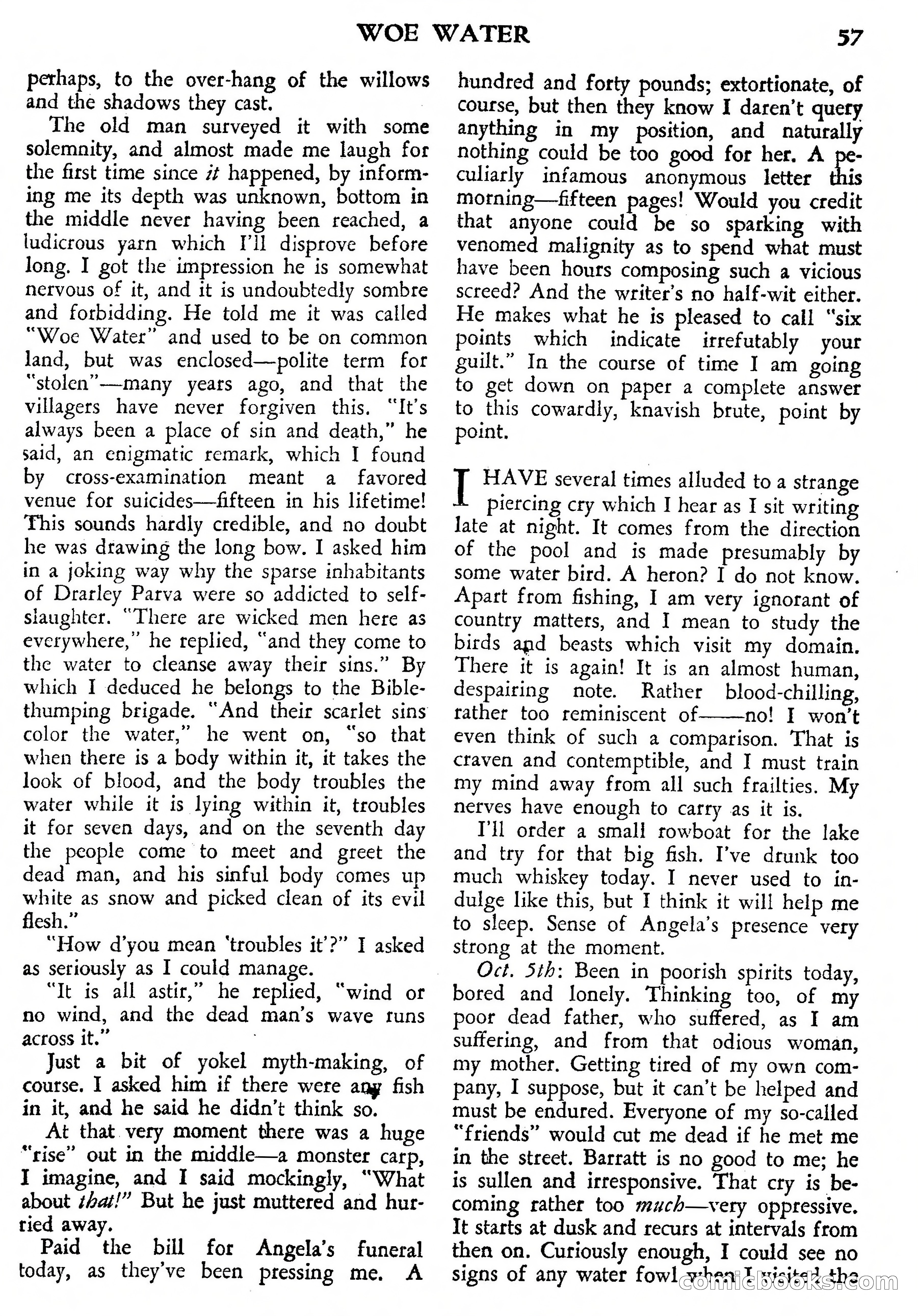 Weird Tales, July 1950 (British Edition) — page 58 of 97