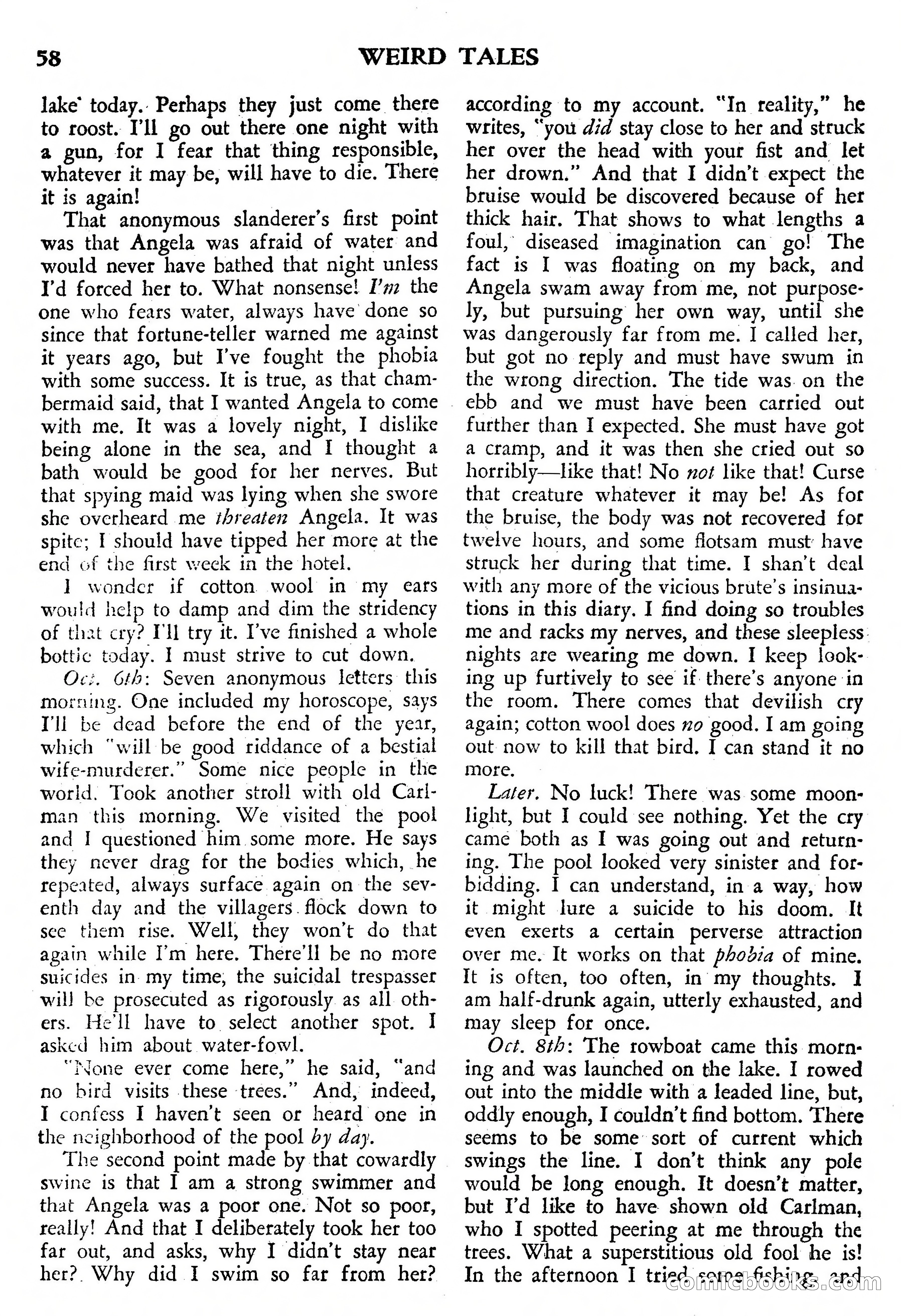 Weird Tales, July 1950 (British Edition) — page 59 of 97