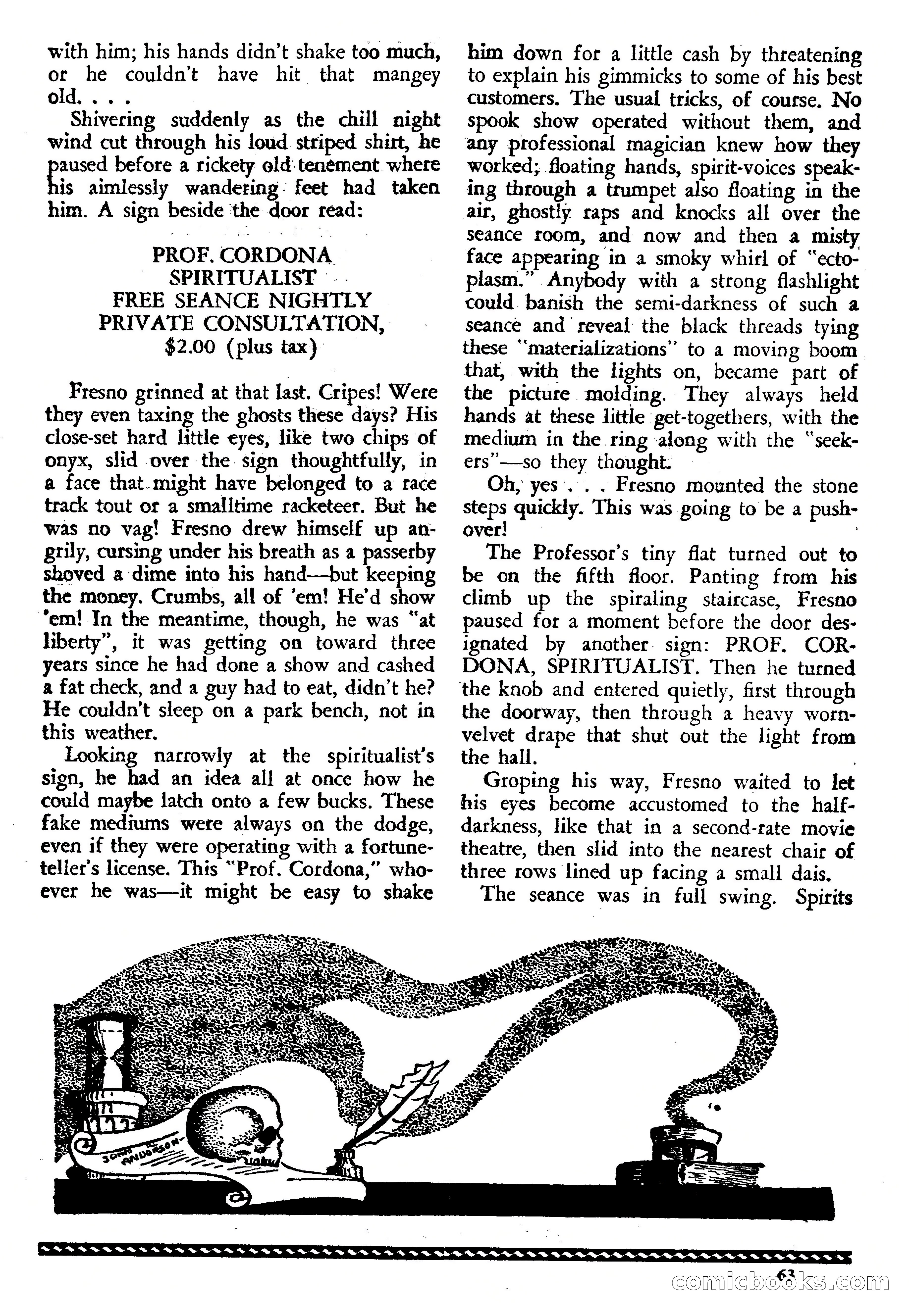 Weird Tales, July 1950 (British Edition) — page 64 of 97