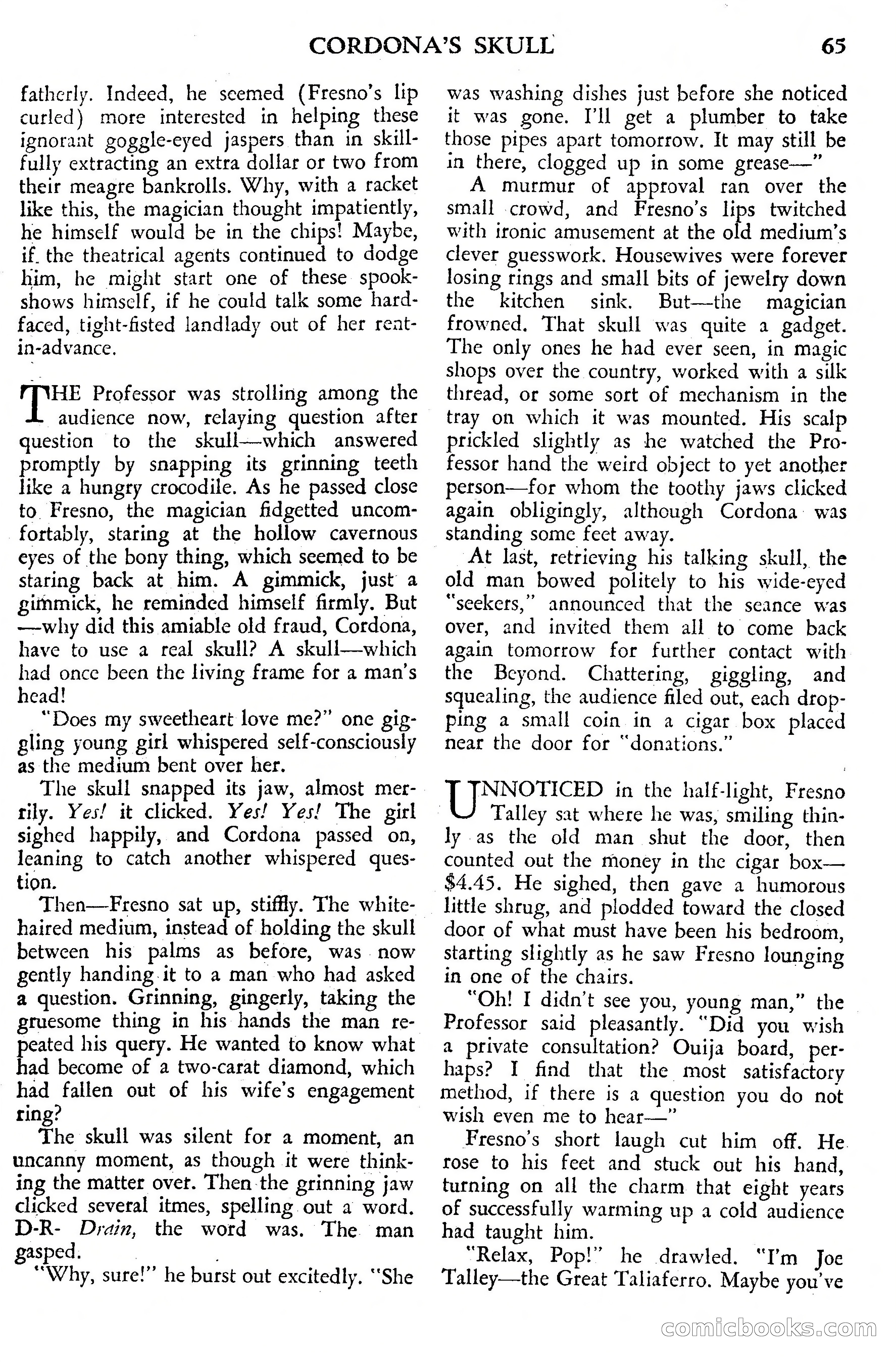 Weird Tales, July 1950 (British Edition) — page 66 of 97