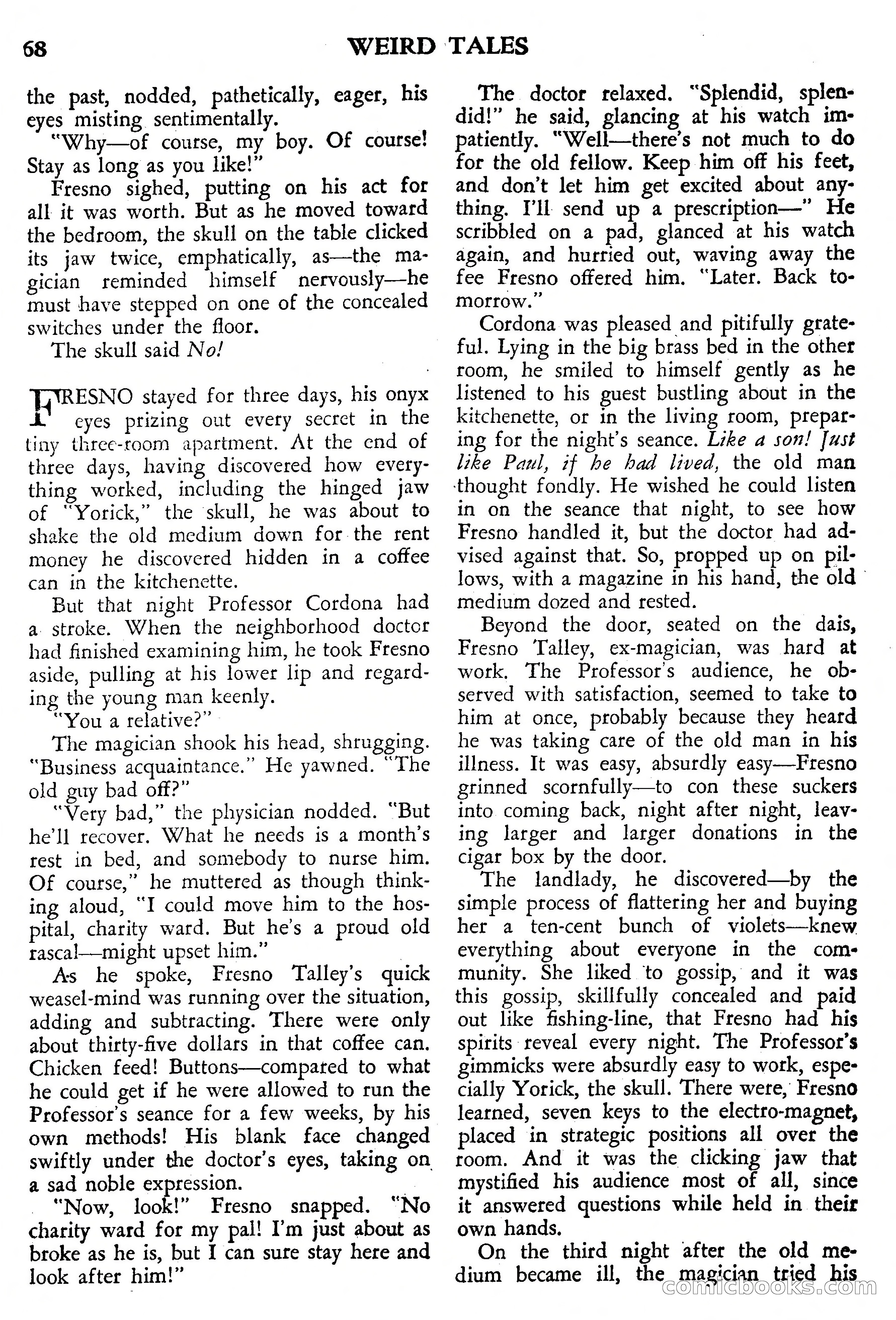 Weird Tales, July 1950 (British Edition) — page 69 of 97