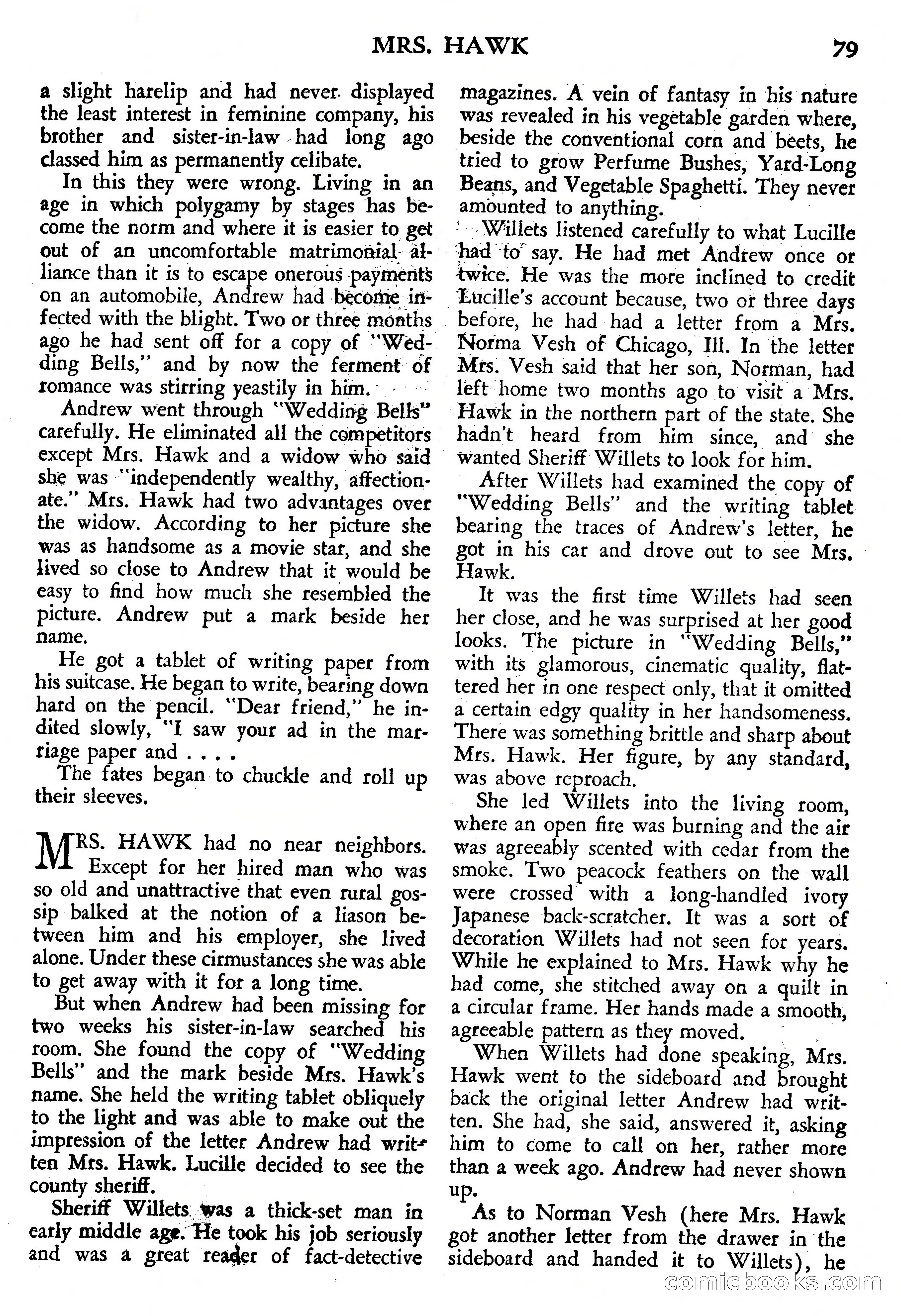 Weird Tales, July 1950 (British Edition) — page 80 of 97