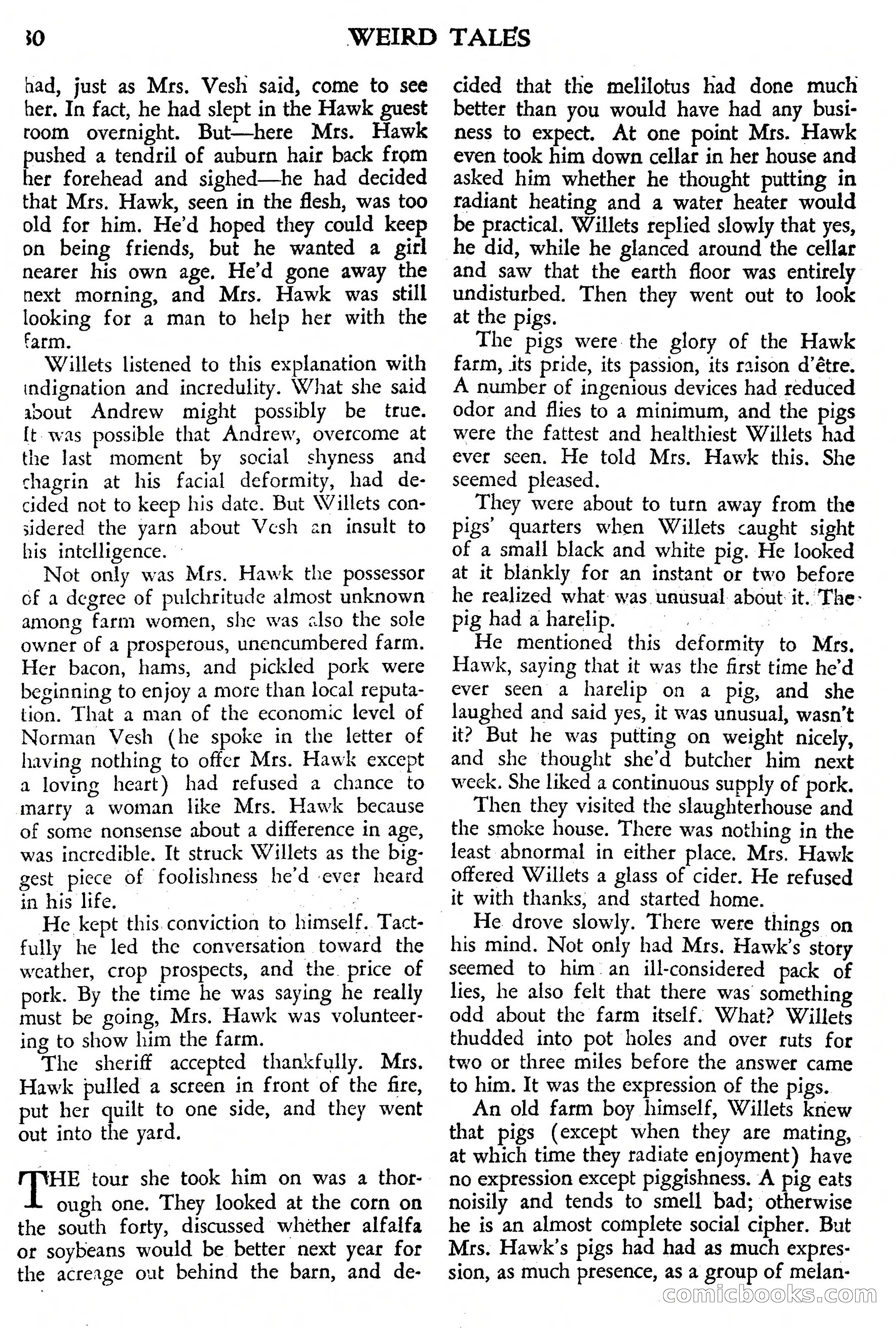 Weird Tales, July 1950 (British Edition) — page 81 of 97